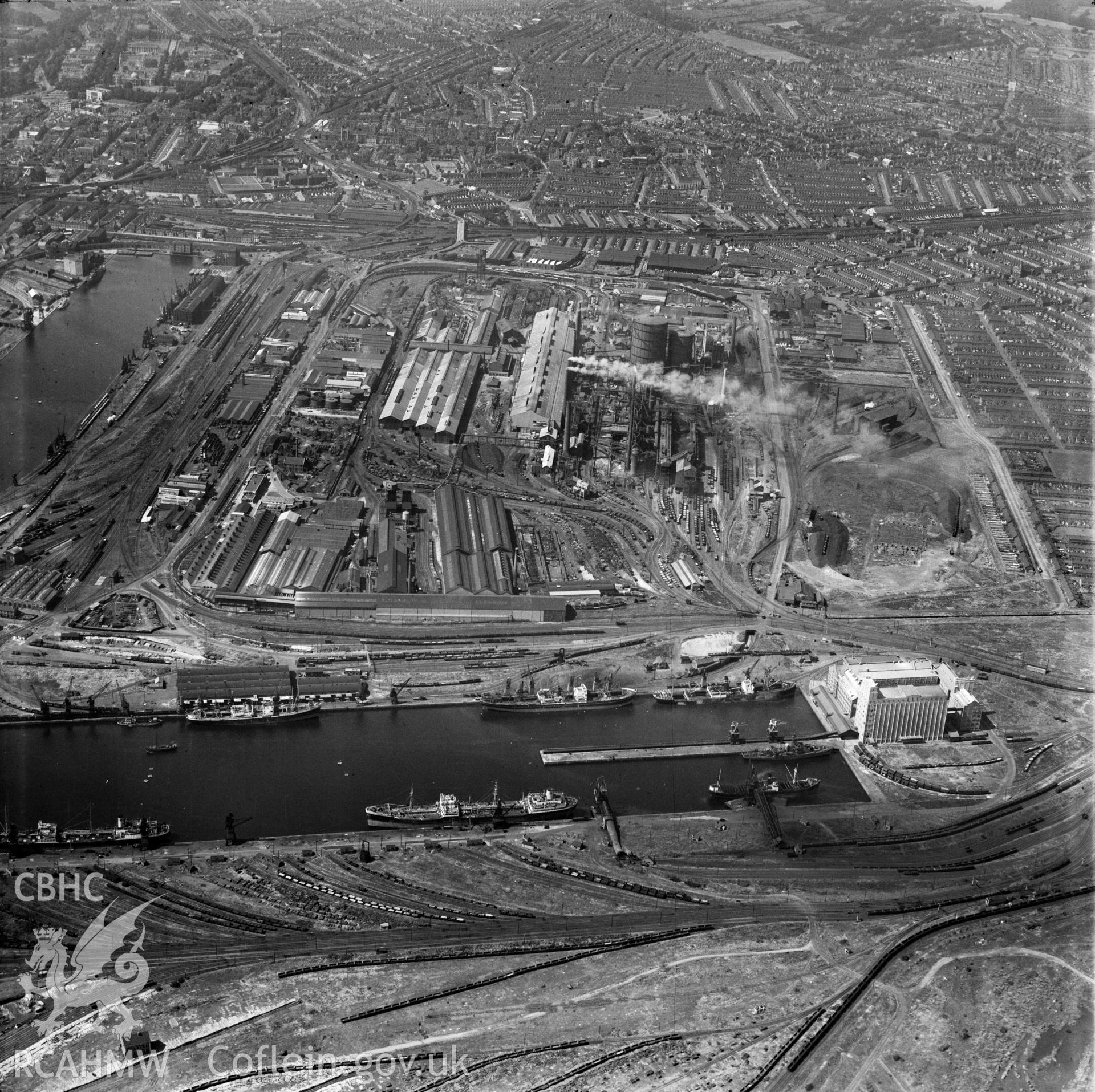 View of Guest, Keen & Baldwins Iron & Steel Ltd., East Moors, Cardiff