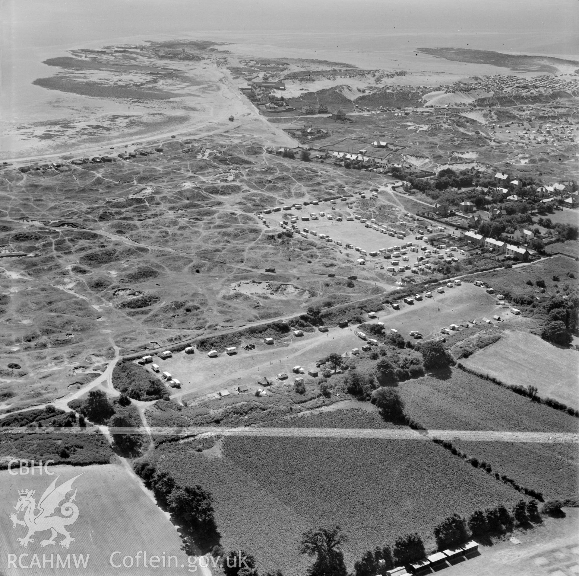 View of the Municipal Holiday Caravan Camp near Porthcawl