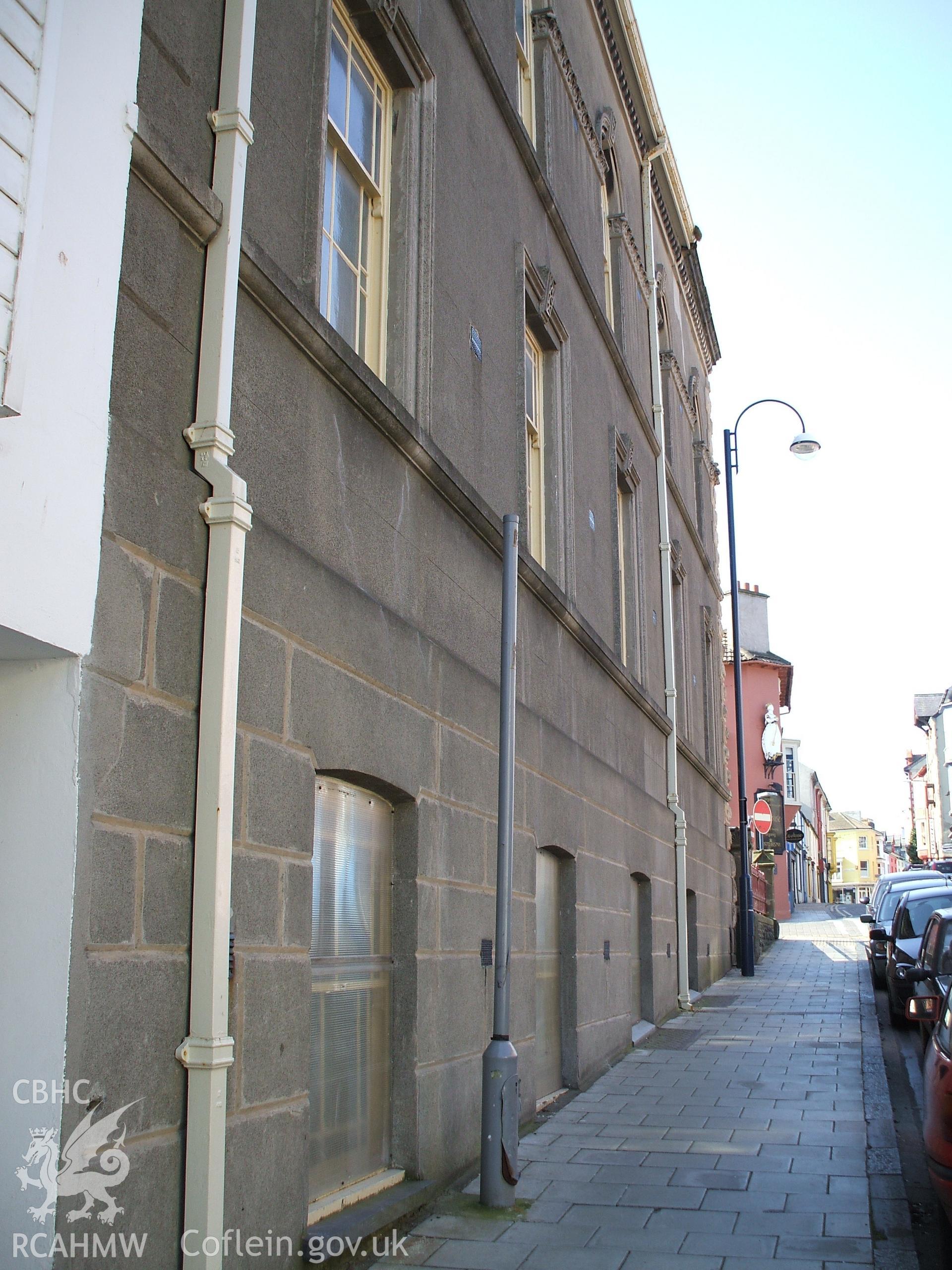 Colour digital photograph showing the exterior of the Bethel Chapel, Baker Street, Aberystwyth.