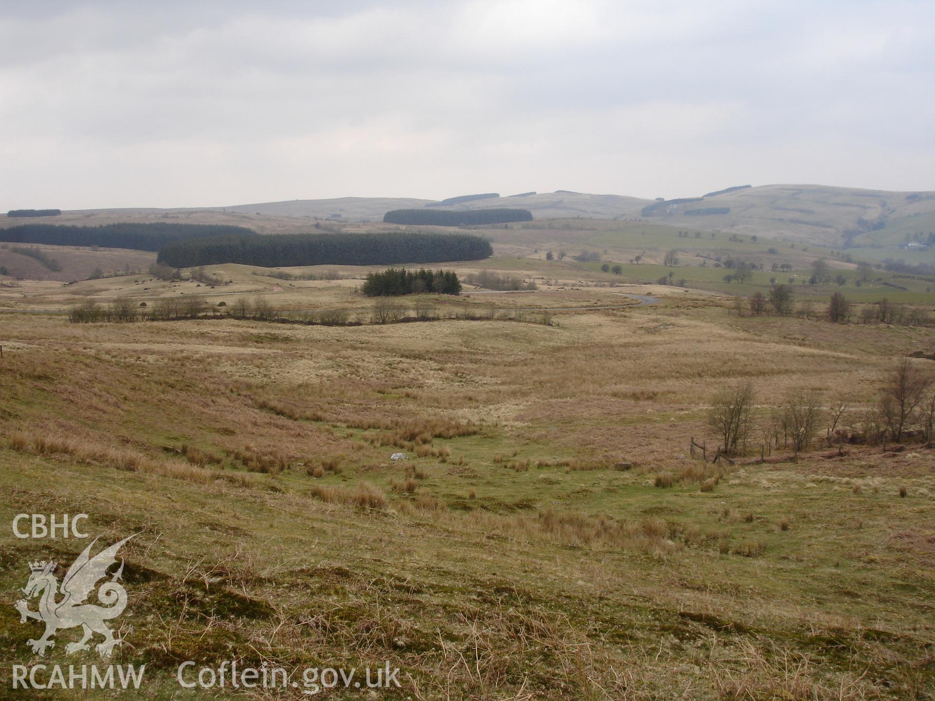 Digital colour photograph of a deserted rural settlement at Cefn Corast taken on 18/04/2008 by R.P. Sambrook during the Sennybridge Dry Training Area Upland Survey undertaken by Trysor.