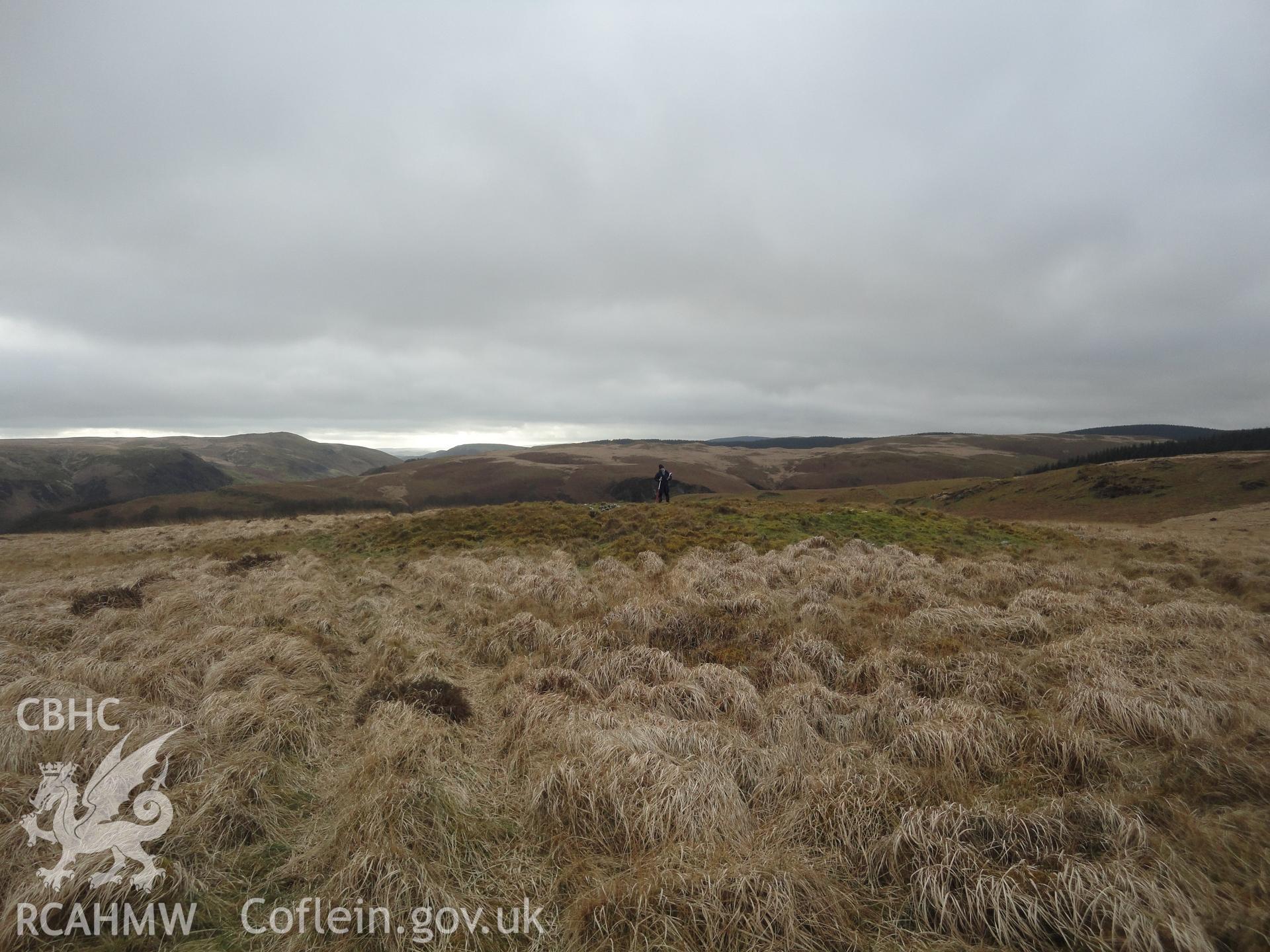 Ring cairn, looking west.