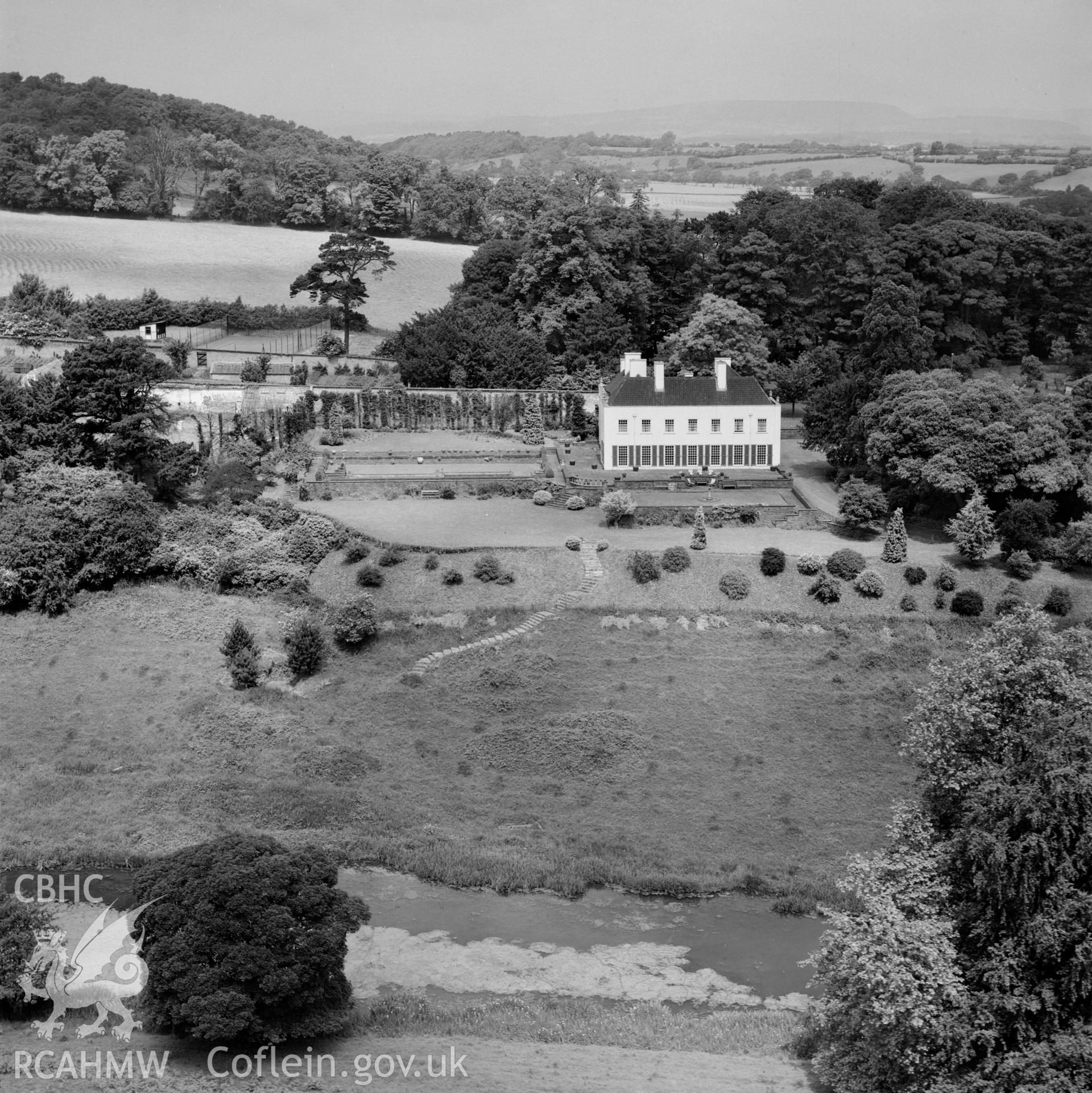 View of Cwrt-yr-Ala, commissioned by Sir H. Merrett