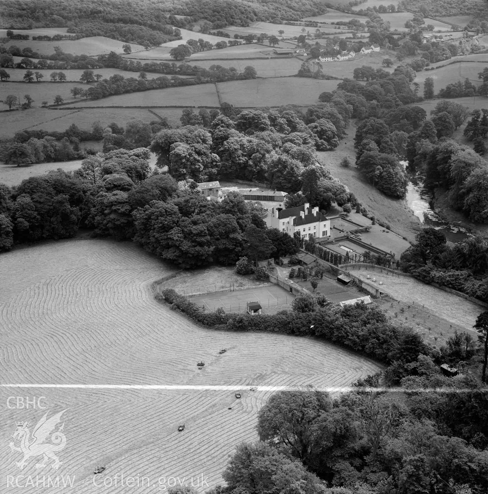 View of Cwrt-yr-Ala, commissioned by Sir H. Merrett