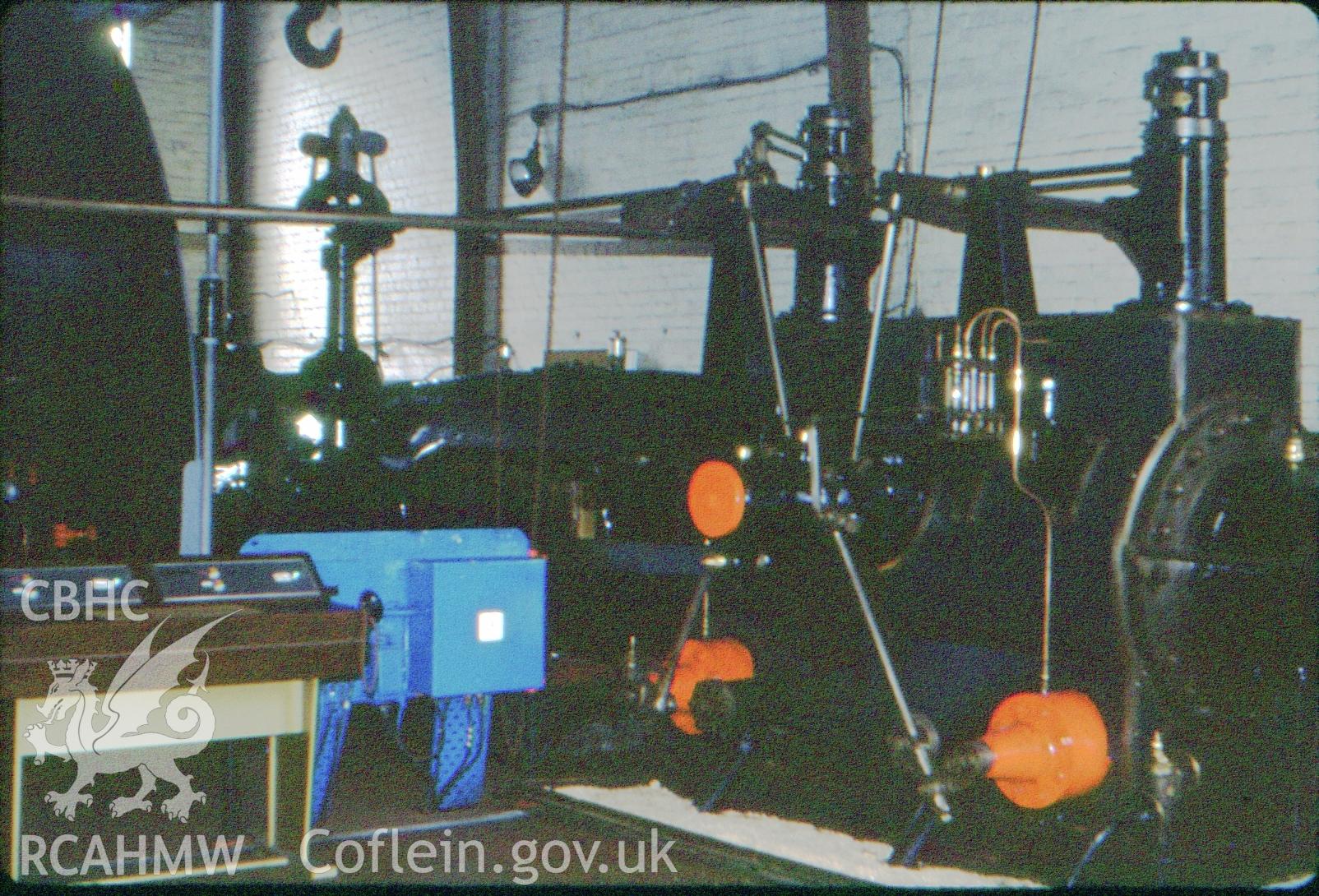 Digital photograph of Cefn Coed colliery winding engine, taken 1981