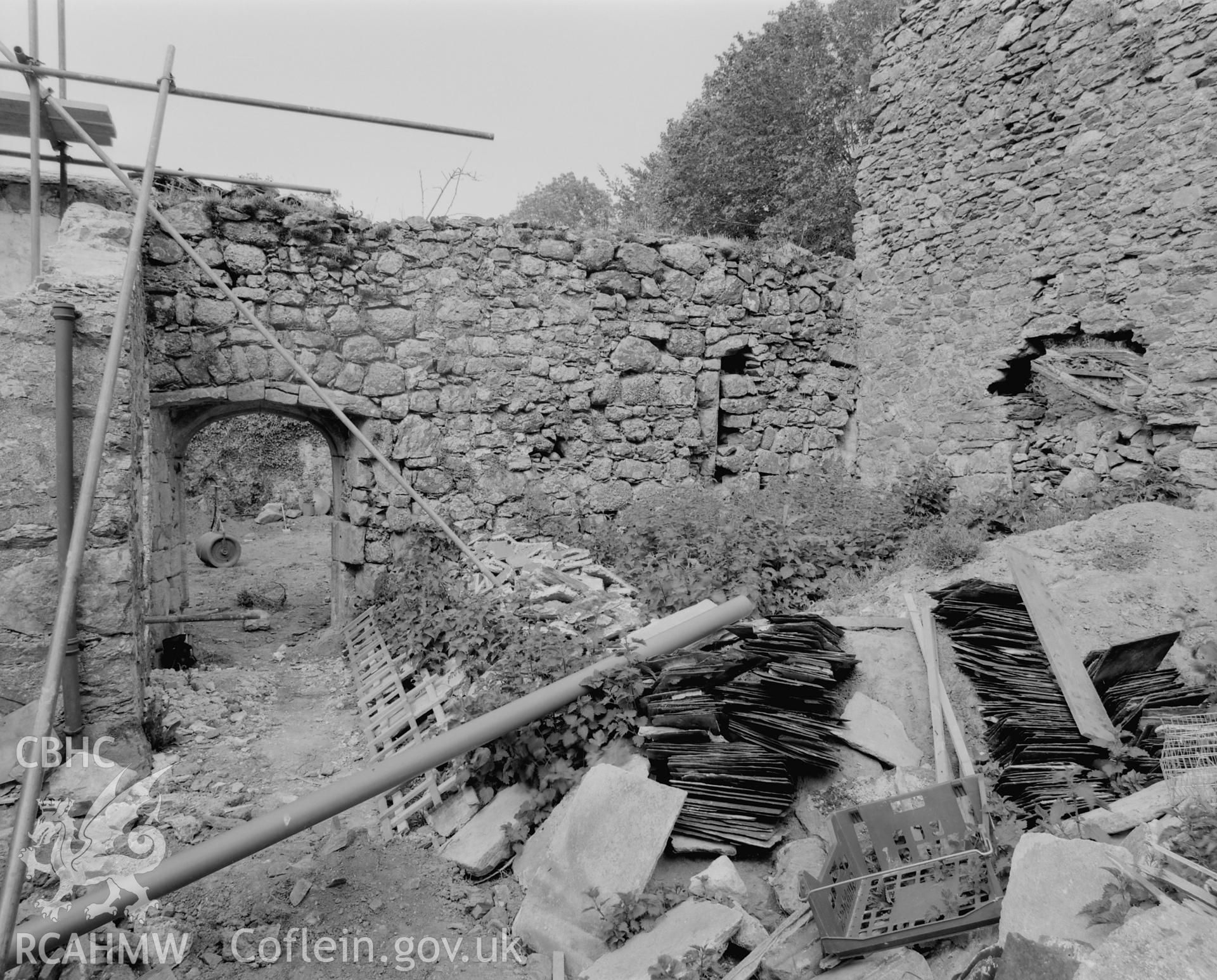 Old house, NE wall of hall