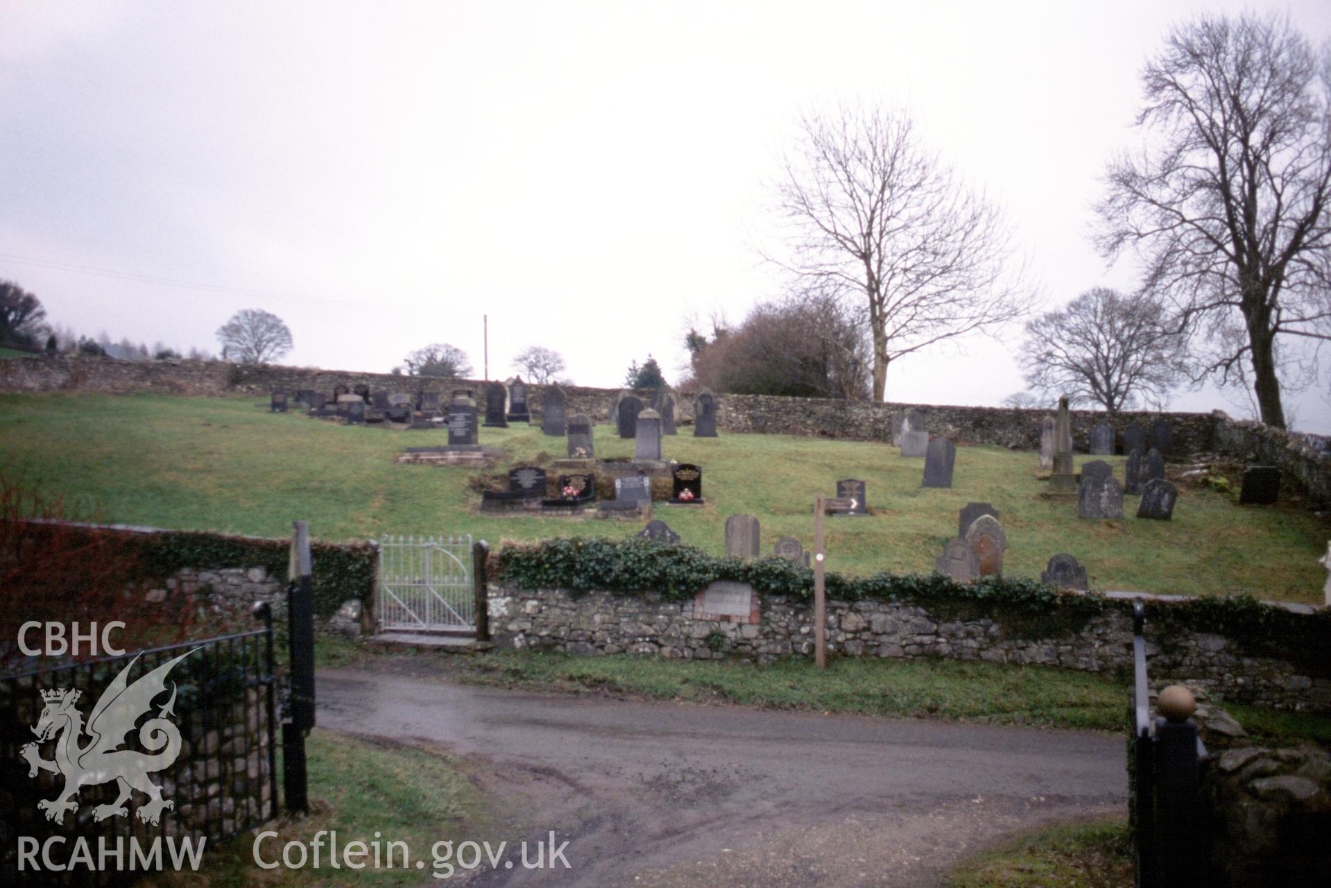 Exterior, Presbyterian cemetery, opposite the chapel