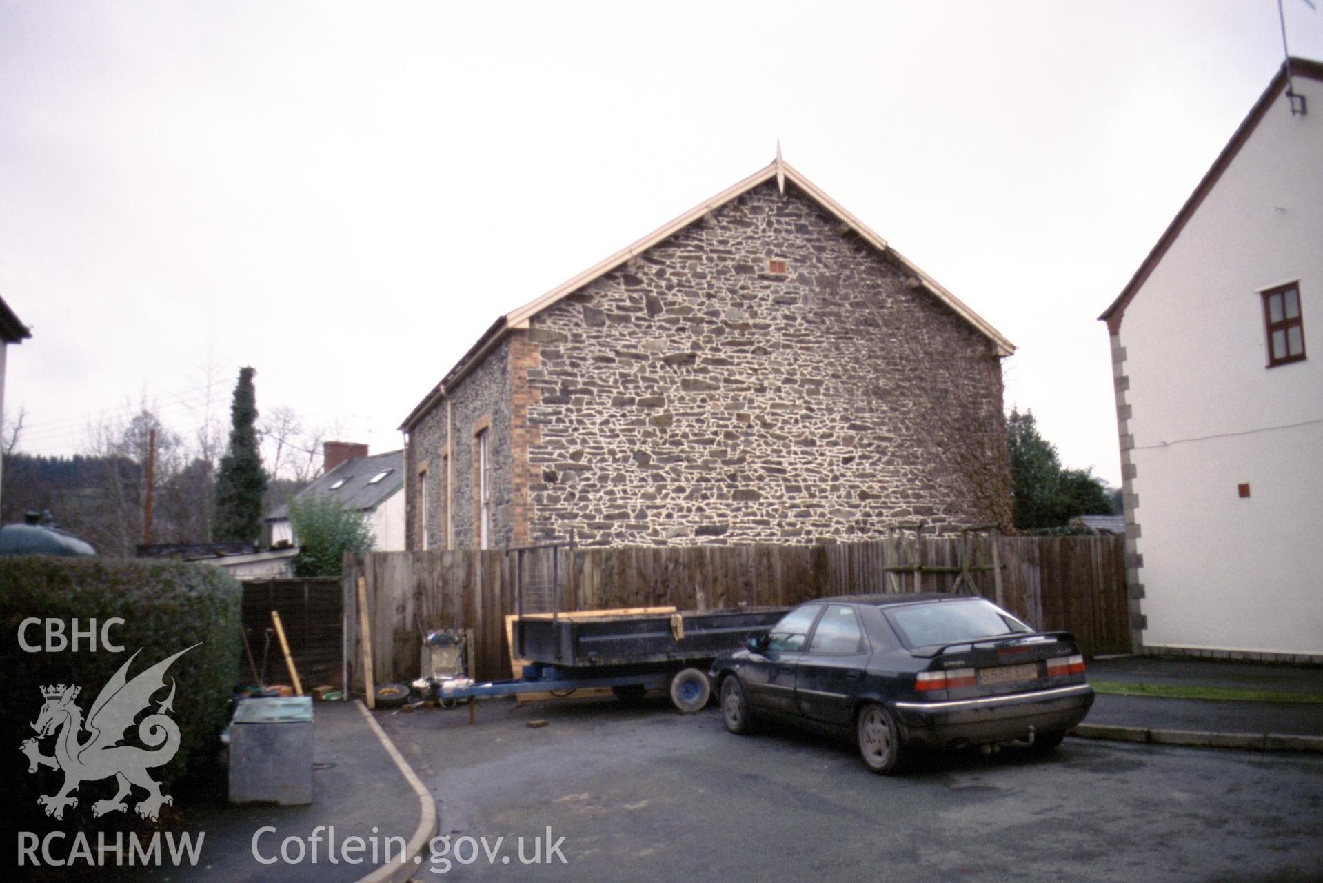 Exterior, rear gable & RH side elevations