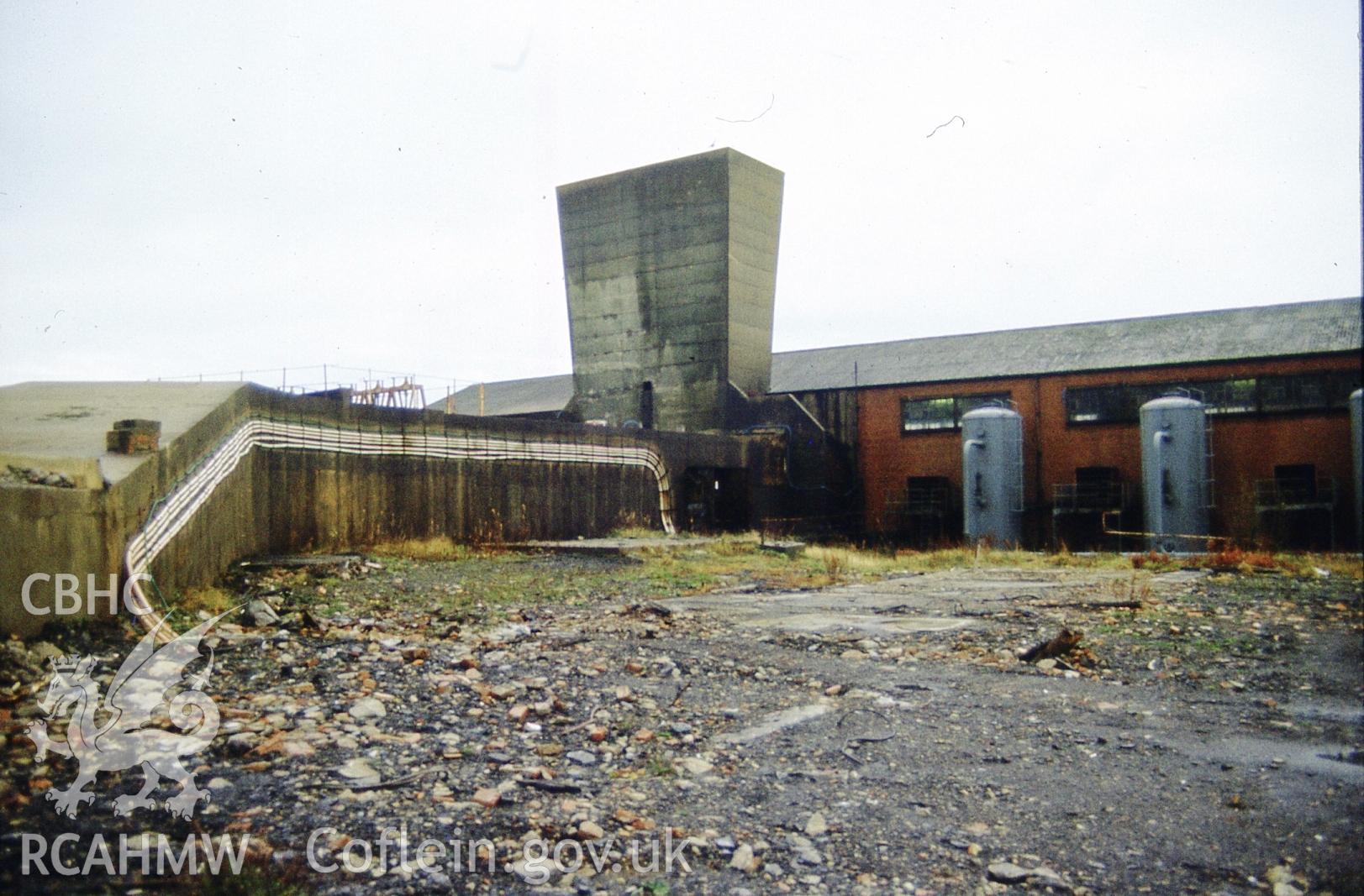 Digital photograph showing Cynheidre colliery, taken 1990