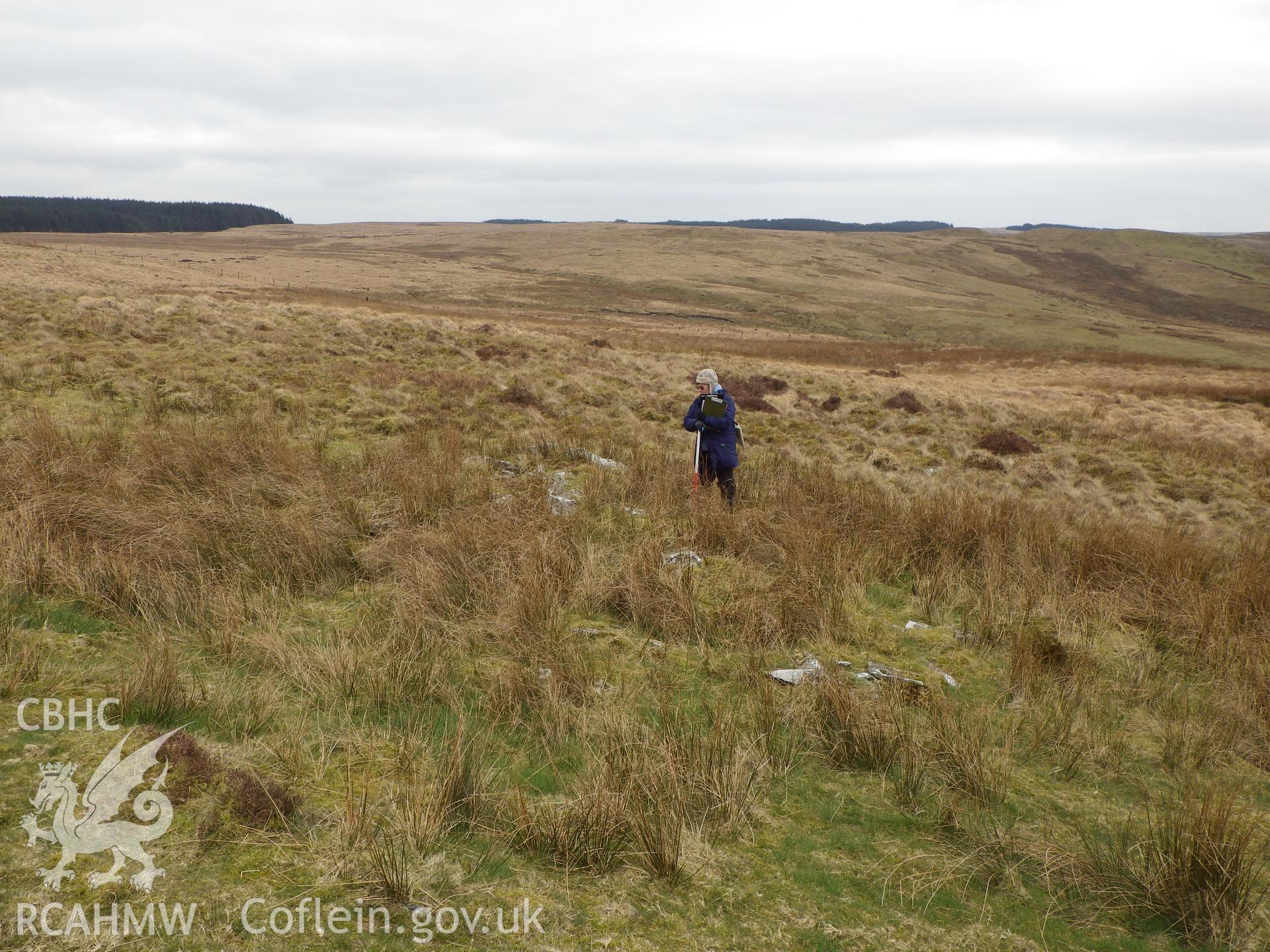 Drystone structure, looking east southeast.