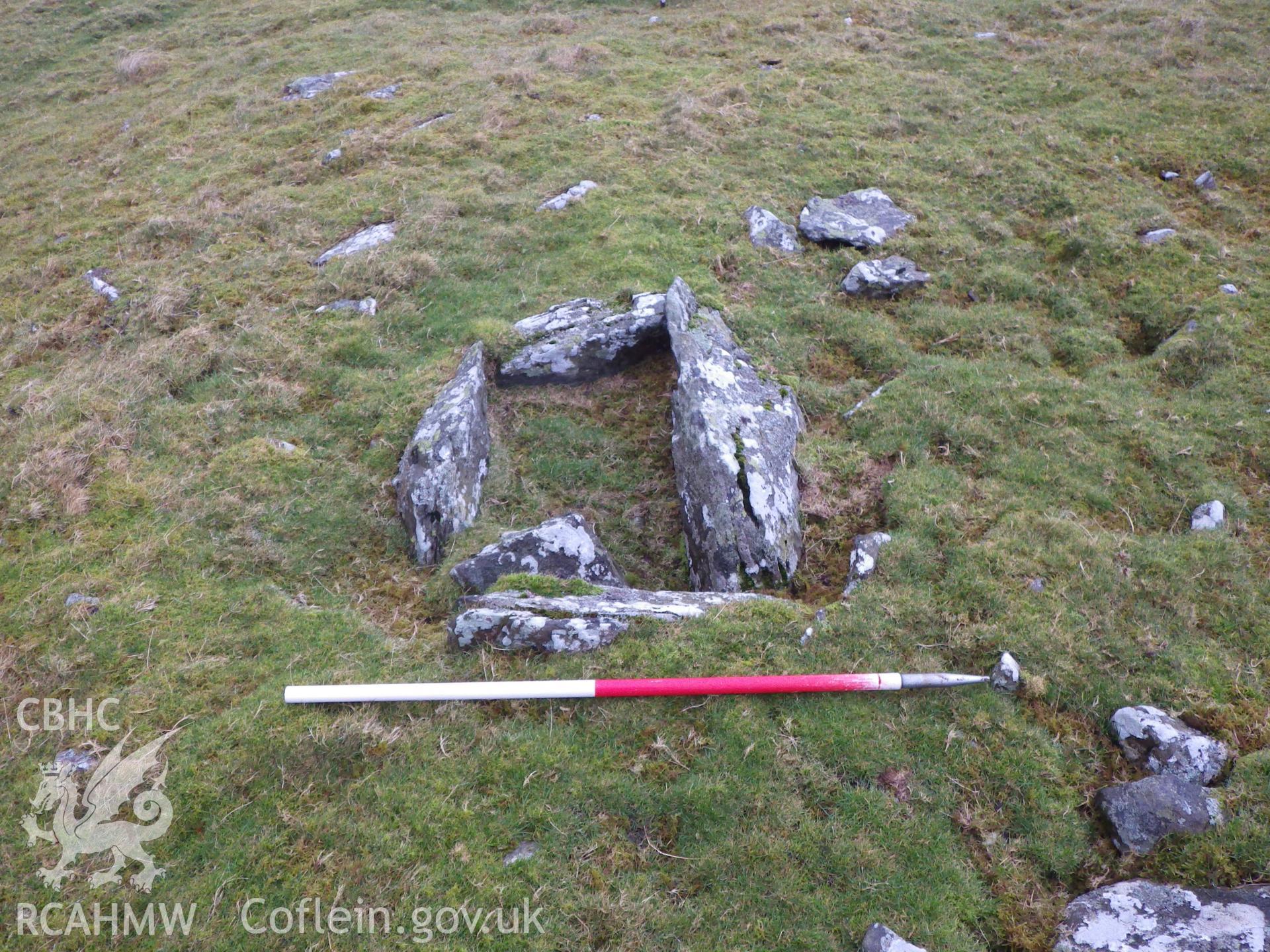 Detail of cist in cairn