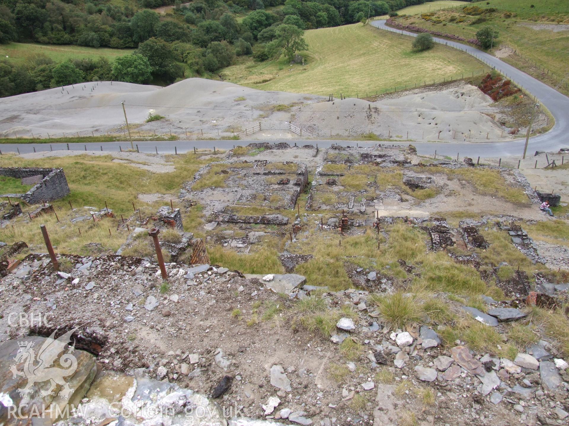 Dressing mill at Wemyss Mine from above.