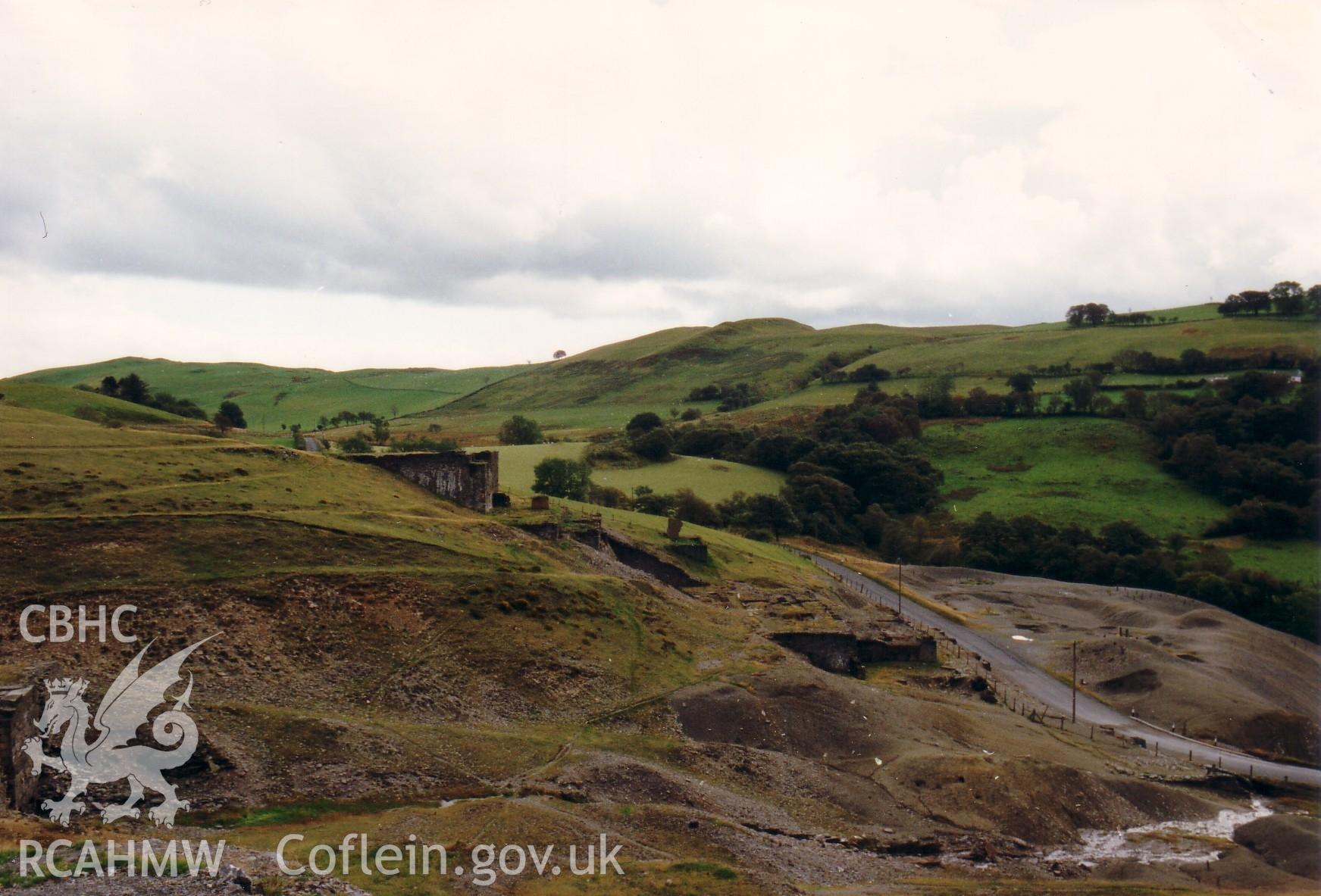 View of dressing mill and spoil heap complex at Wemyss Mine.