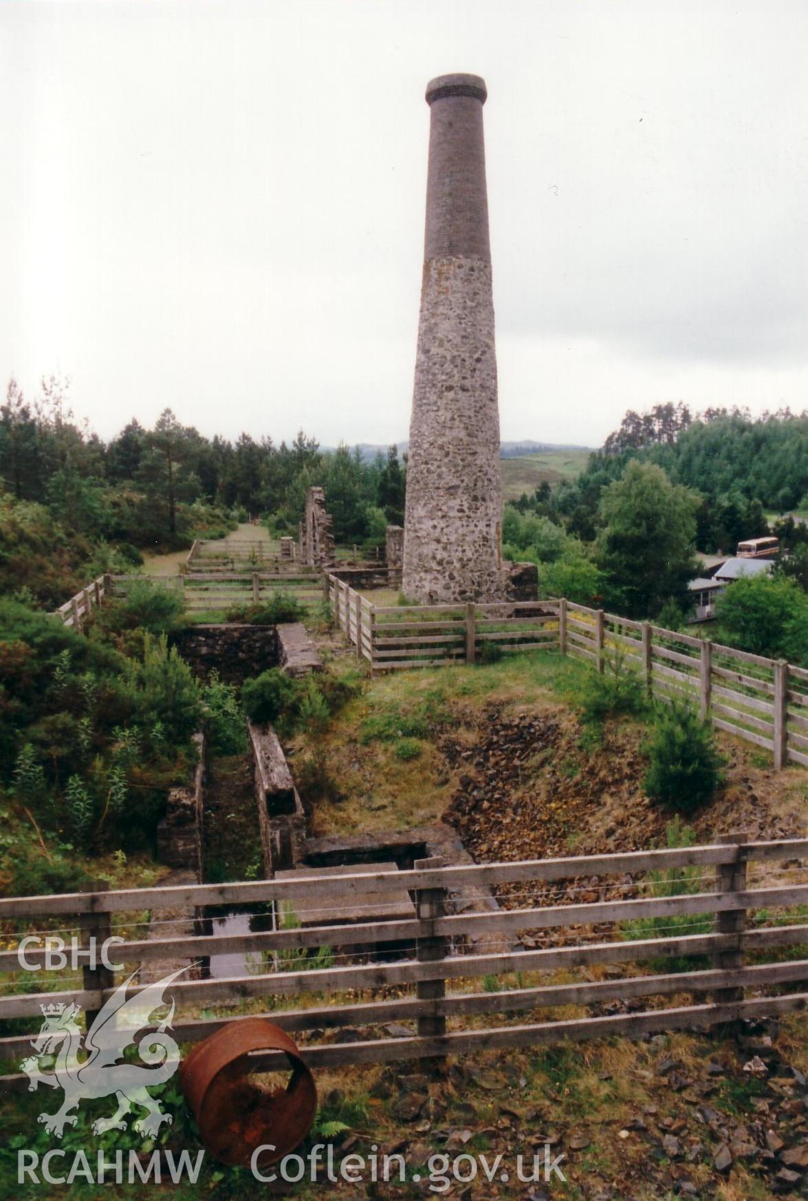 Chimney and engine house.