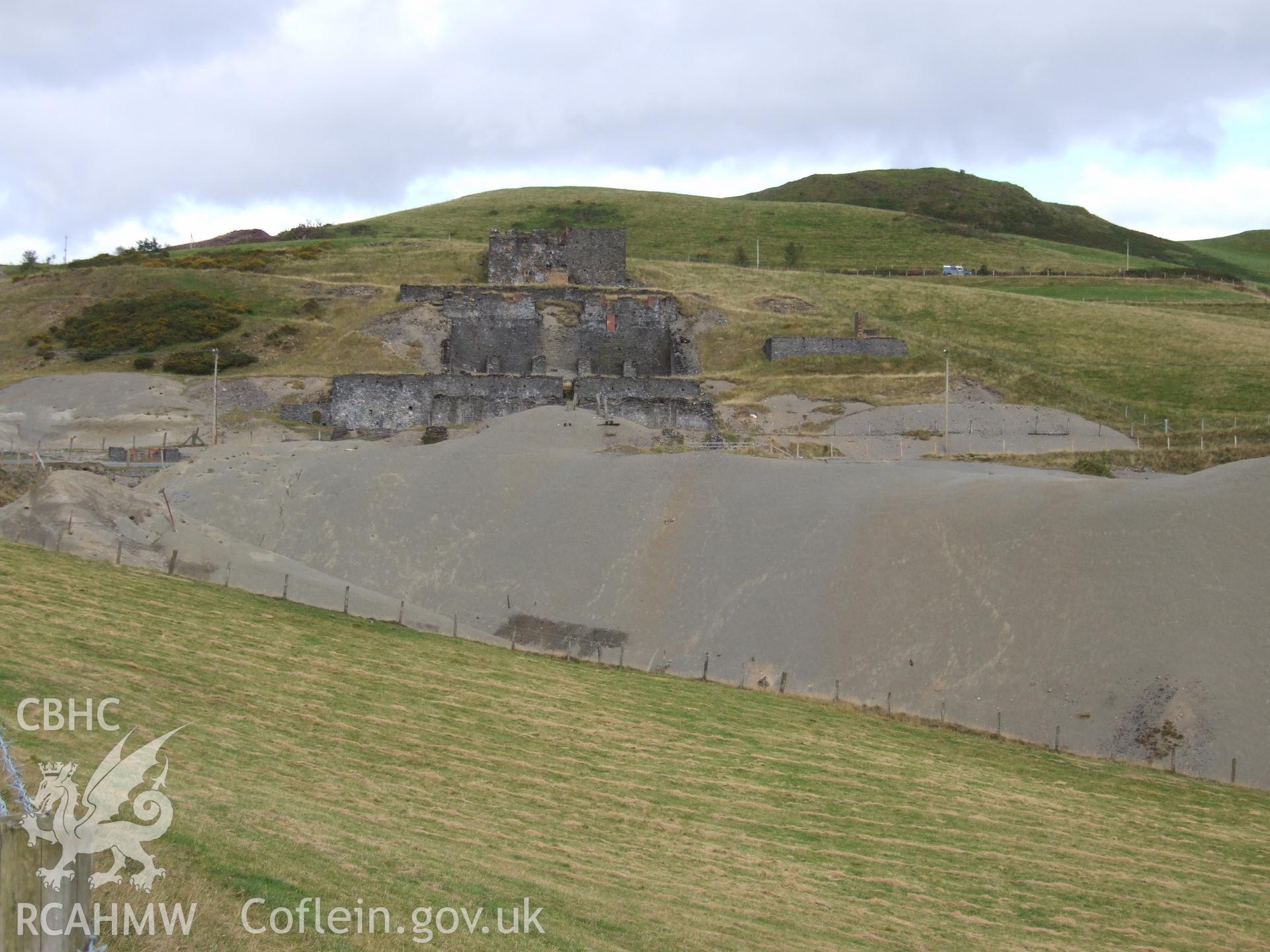 View of dressing mill and spoil heaps at Wemyss Mine.