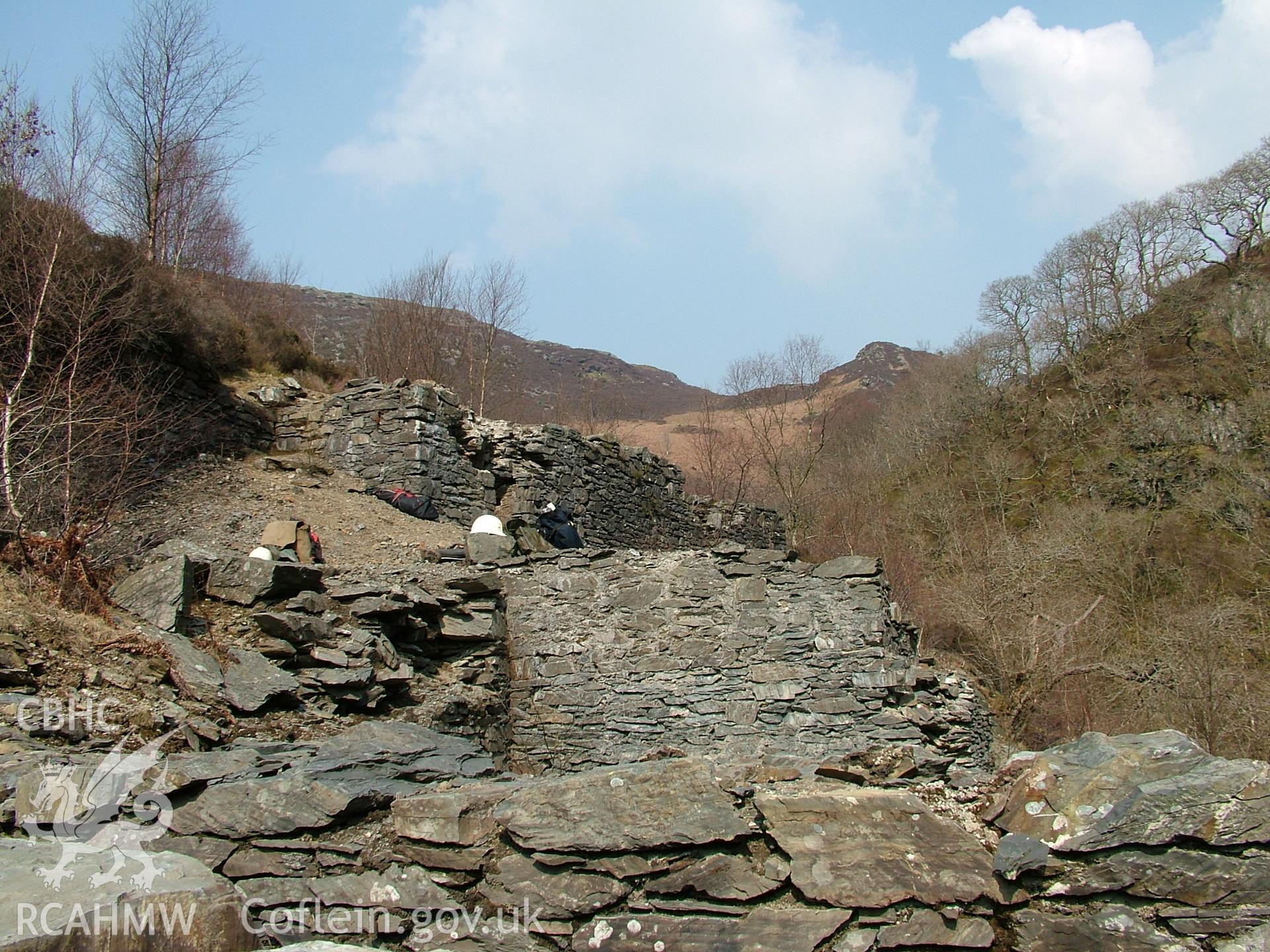 View of upper section of buildings