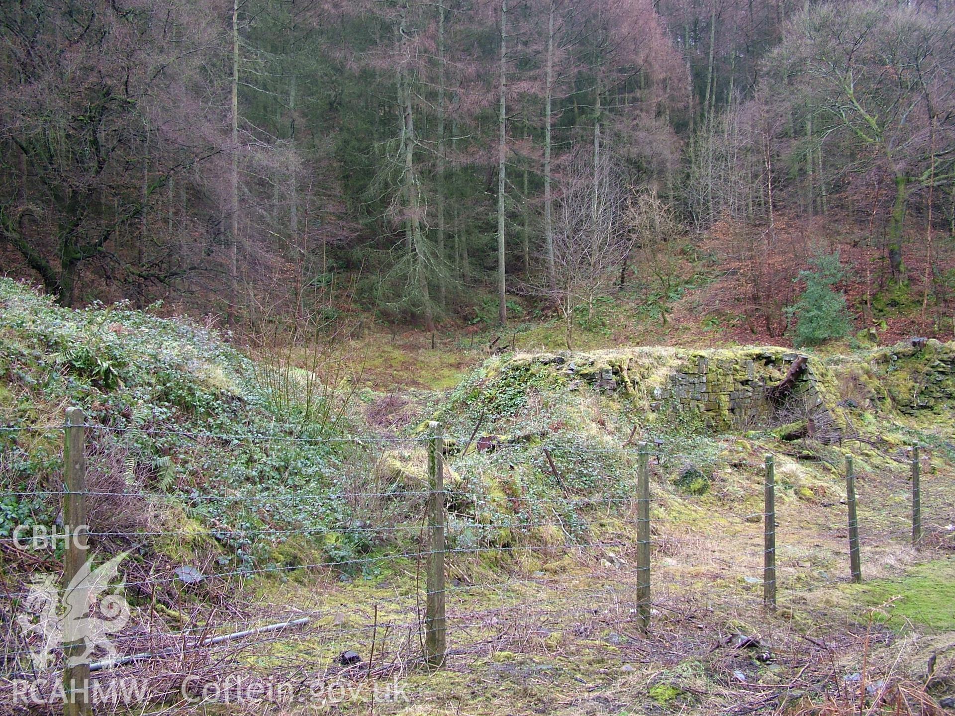 Remains of boiler-water reservoir.