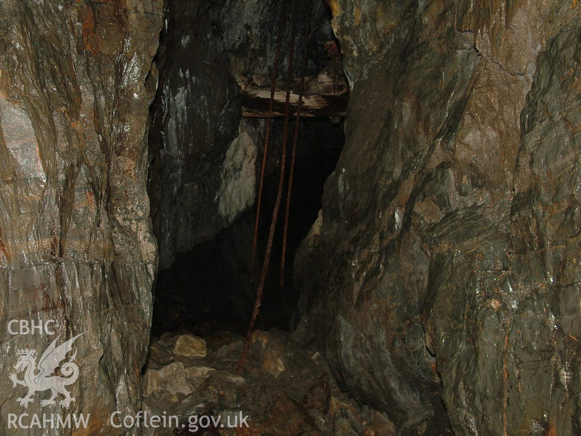 Miscellaneous metal rods in tunnel