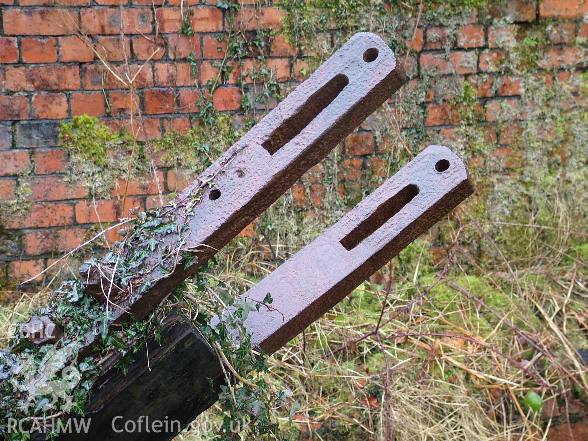 Close up of machinery, 1845 engine house.