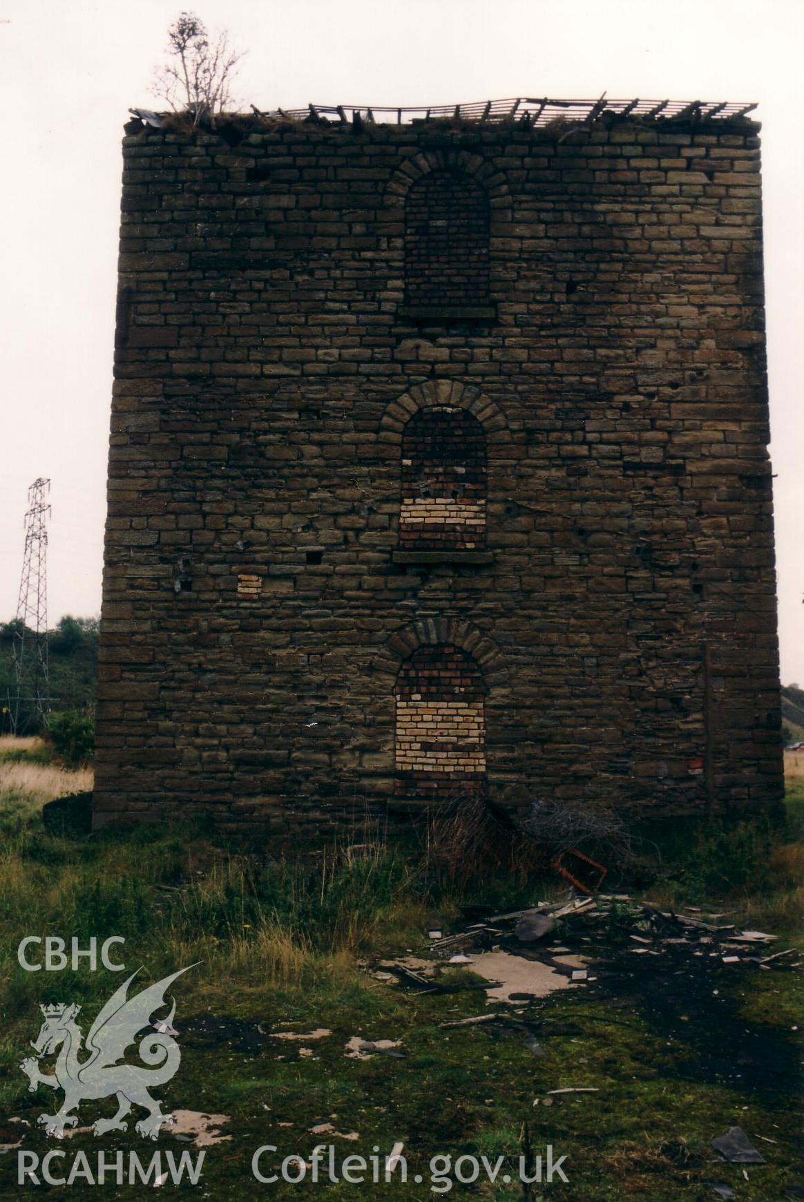 Pumping engine house, north-west wall.