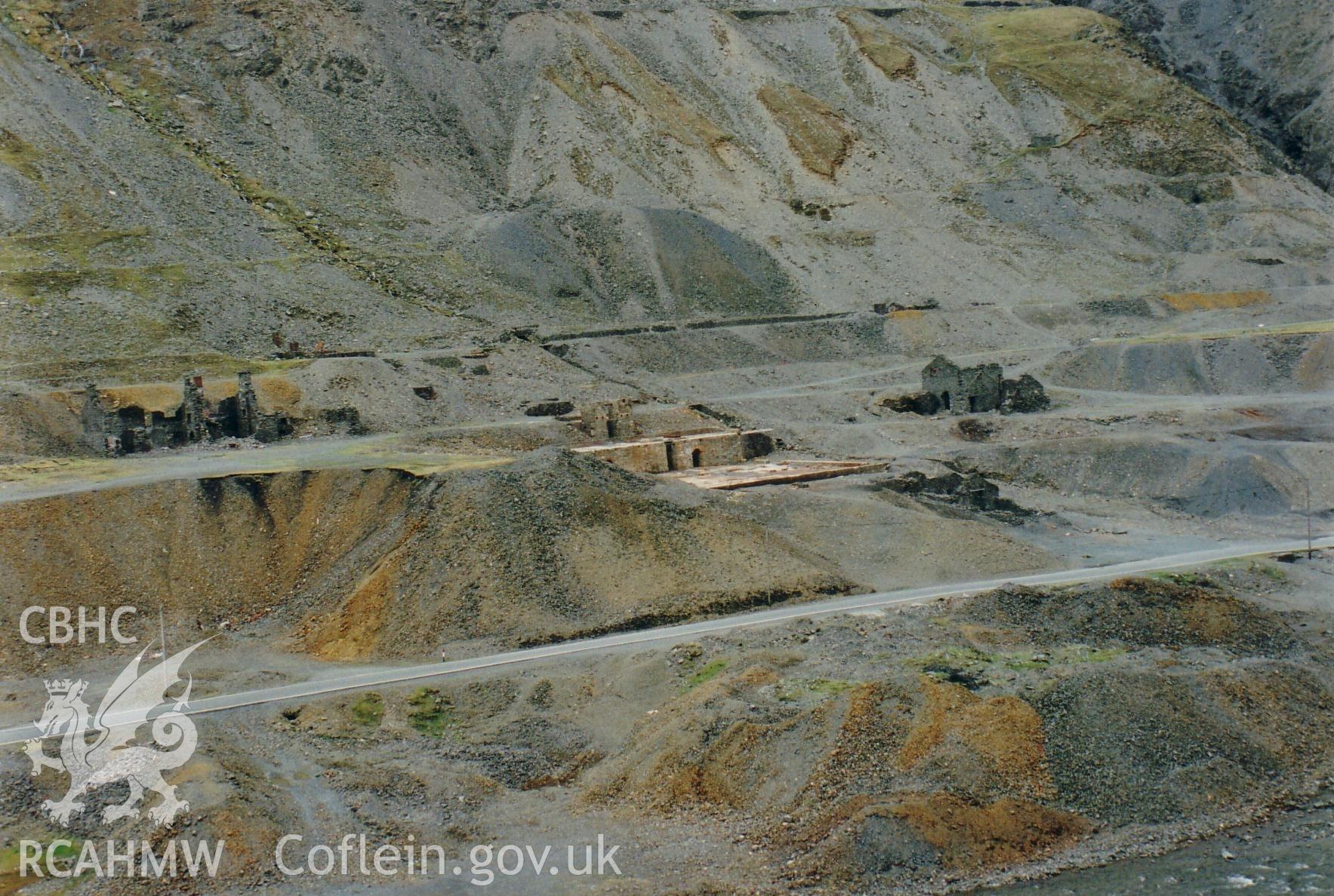 View of office and smithy and dressing mill from opposite valley