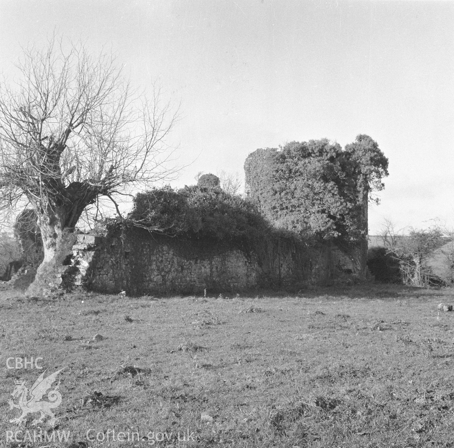 Digital copy of an acetate negative showing Haroldston, 13th April 1957.