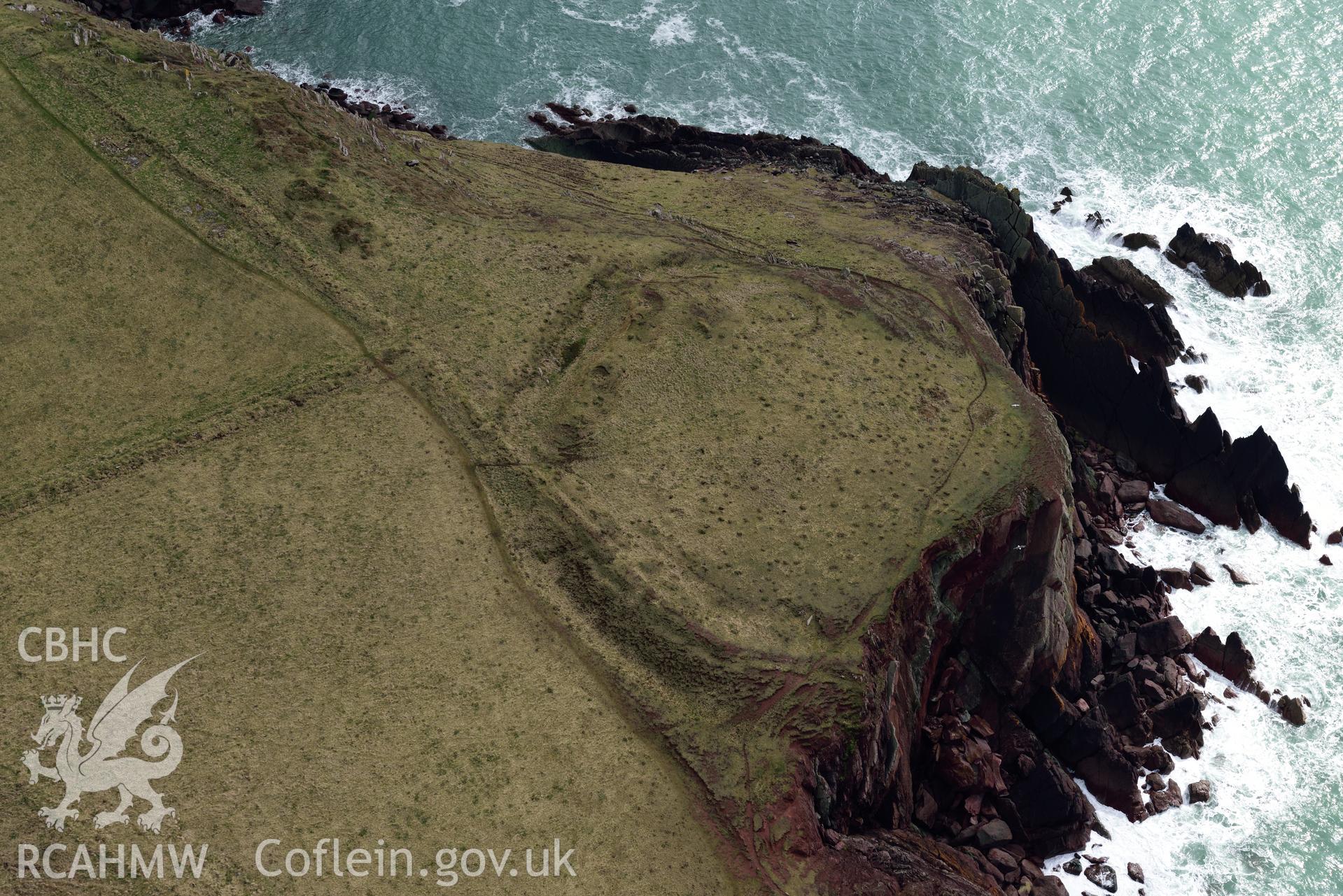 West Pickard Camp. Baseline aerial reconnaissance survey for the CHERISH Project. ? Crown: CHERISH PROJECT 2018. Produced with EU funds through the Ireland Wales Co-operation Programme 2014-2020. All material made freely available through the Open Government Licence.