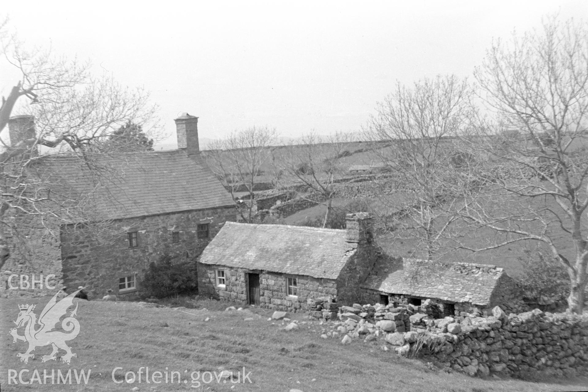 Digital copy of a nitrate negative showing view of Bron y Foel Isa.