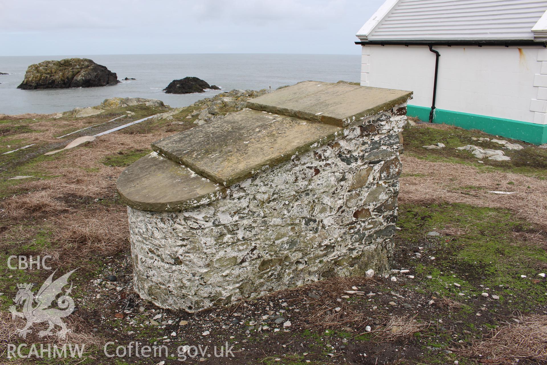 Skerries, stone well-head building or well house. Investigator's photographic survey for the CHERISH Project. ? Crown: CHERISH PROJECT 2018. Produced with EU funds through the Ireland Wales Co-operation Programme 2014-2020. All material made freely available through the Open Government Licence.