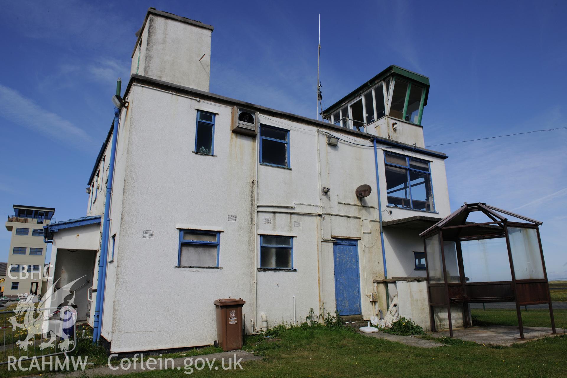 RAF Llandwrog, Caernarfon. Control Tower. External photographic survey prior to demolition.