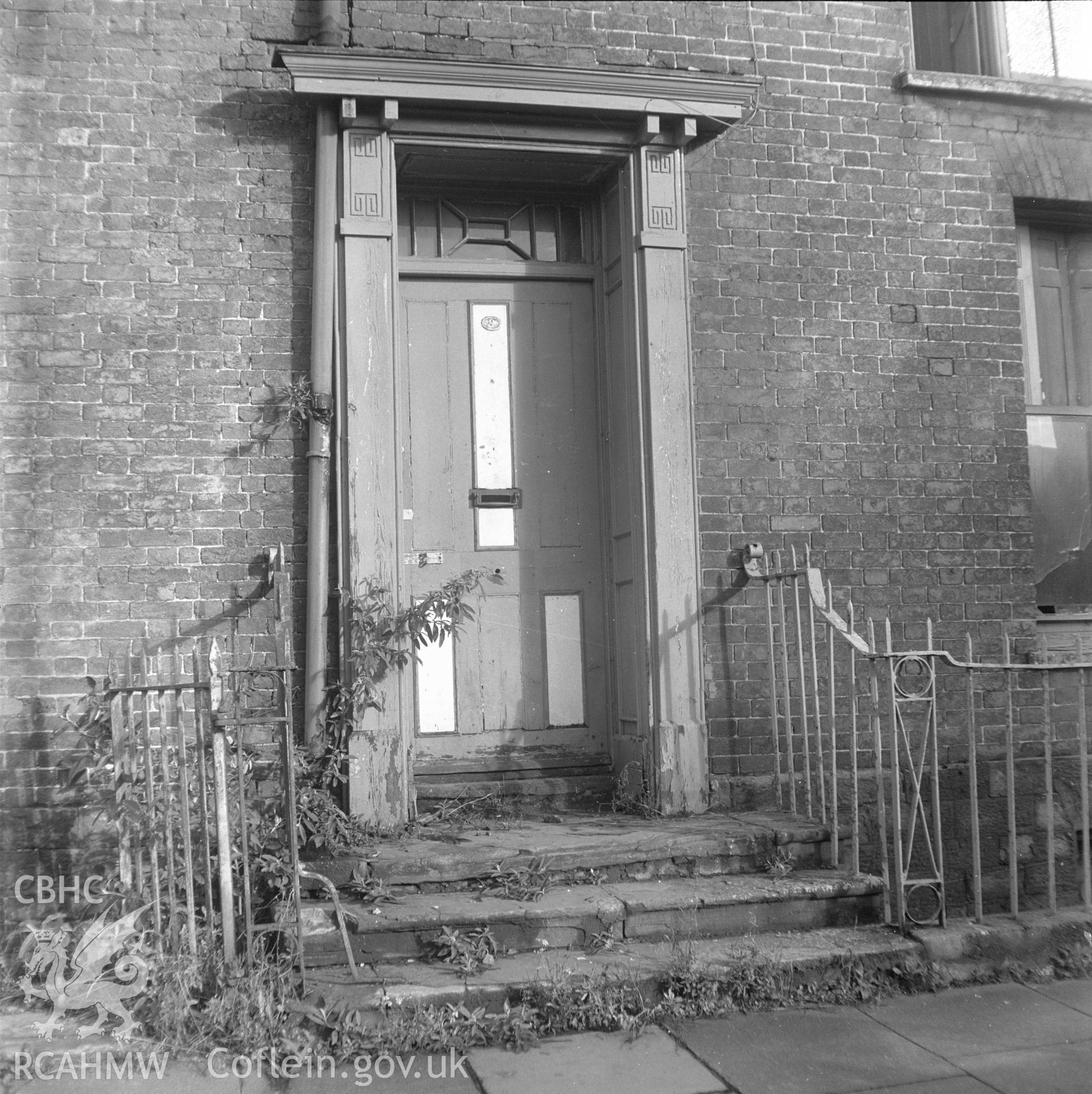 Digital copy of a view showing 6-37 Cambrian Place, Swansea taken by RCAHMW, 1979