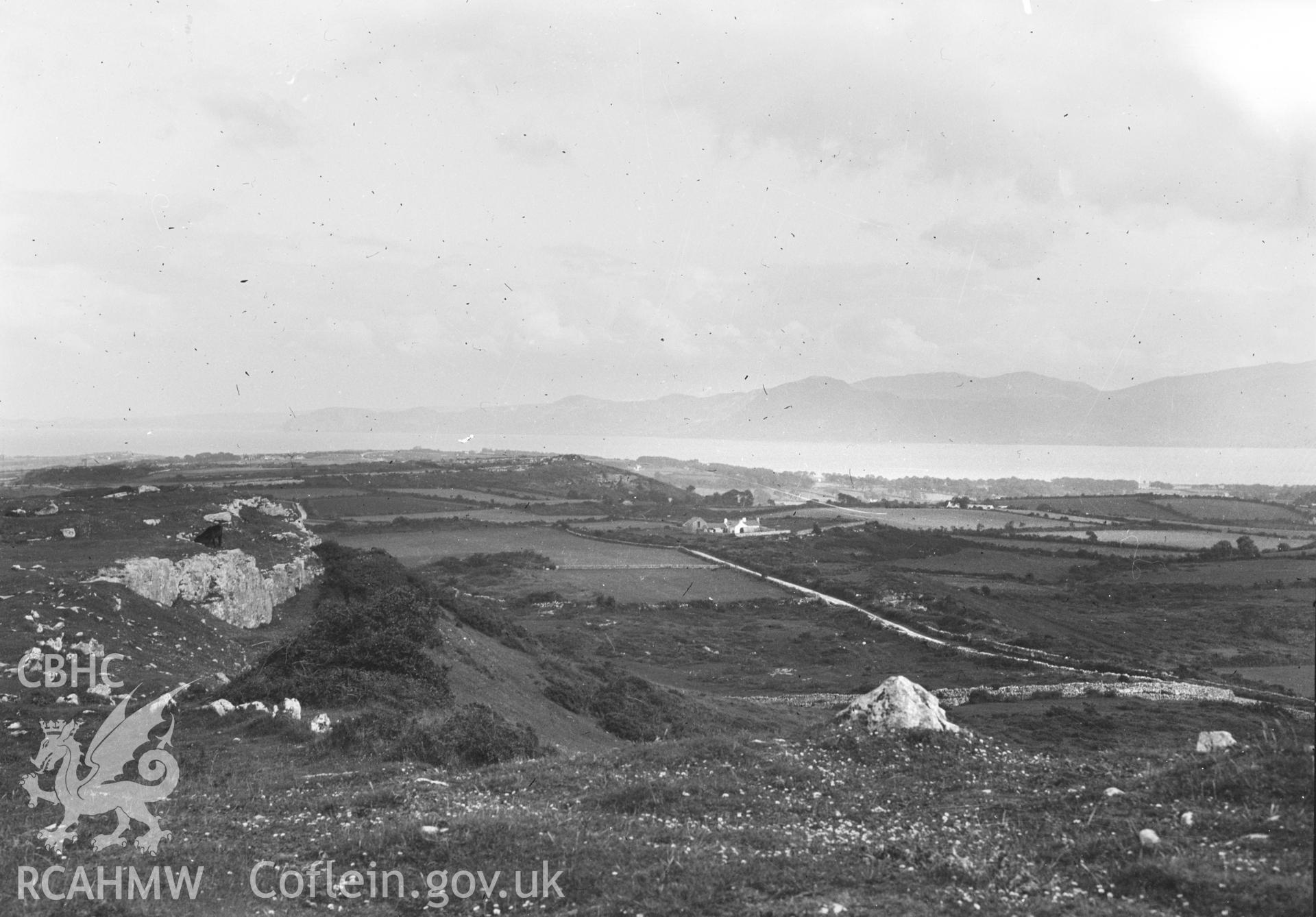 Digital copy of a nitrate negative showing Din Sylwy camp.