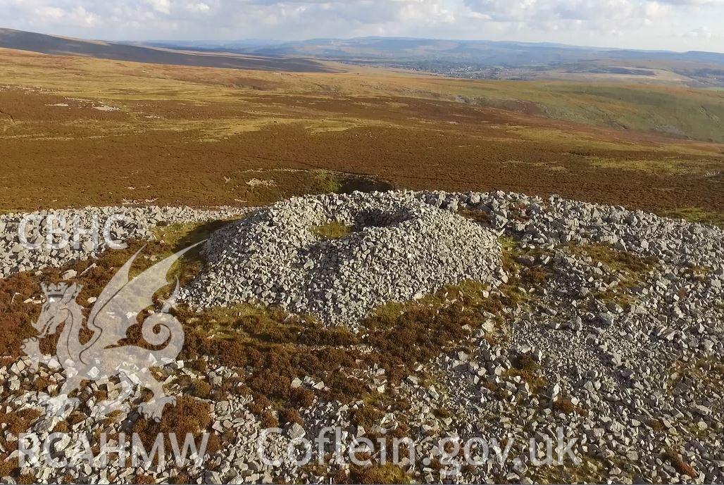 Colour photo showing Tair Carn Uchaf, taken by Paul R. Davis, 16th October 2016.