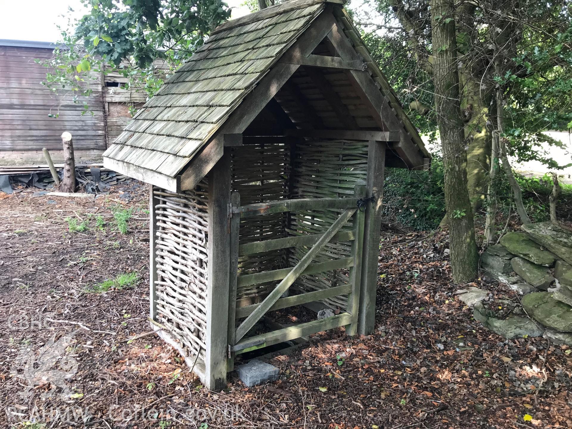 Digital colour photograph of Ffynnon Sant Sannan holy well, Bedwellty, taken by Paul R. Davis on 17th August 2019.