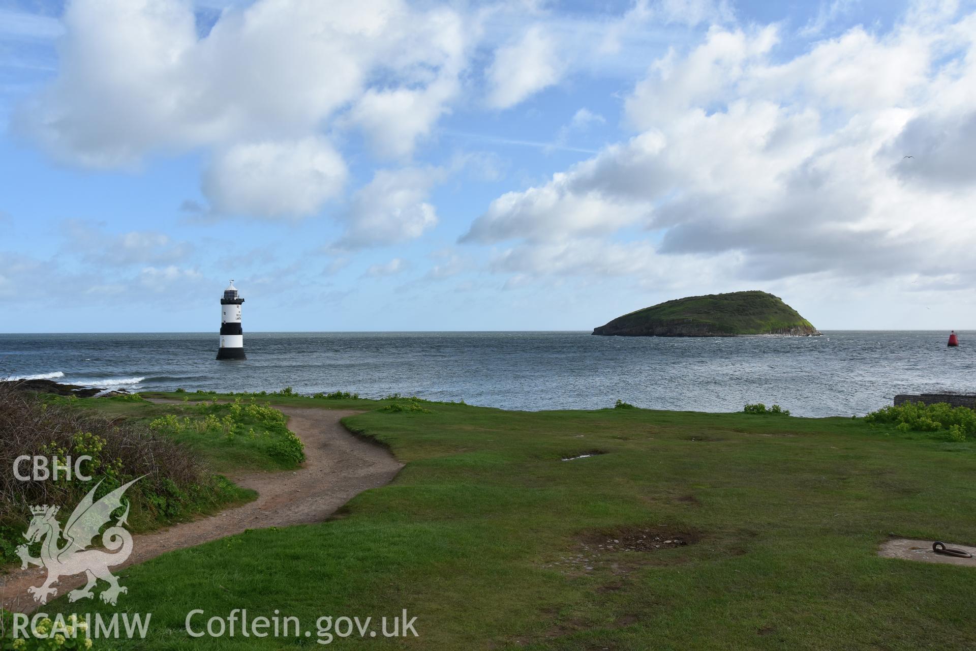 Investigator?s photographic survey of Puffin Island from Trywn Du for the CHERISH Project. ? Crown: CHERISH PROJECT 2019. Produced with EU funds through the Ireland Wales Co-operation Programme 2014-2020. All material made freely available through the Open Government Licence.