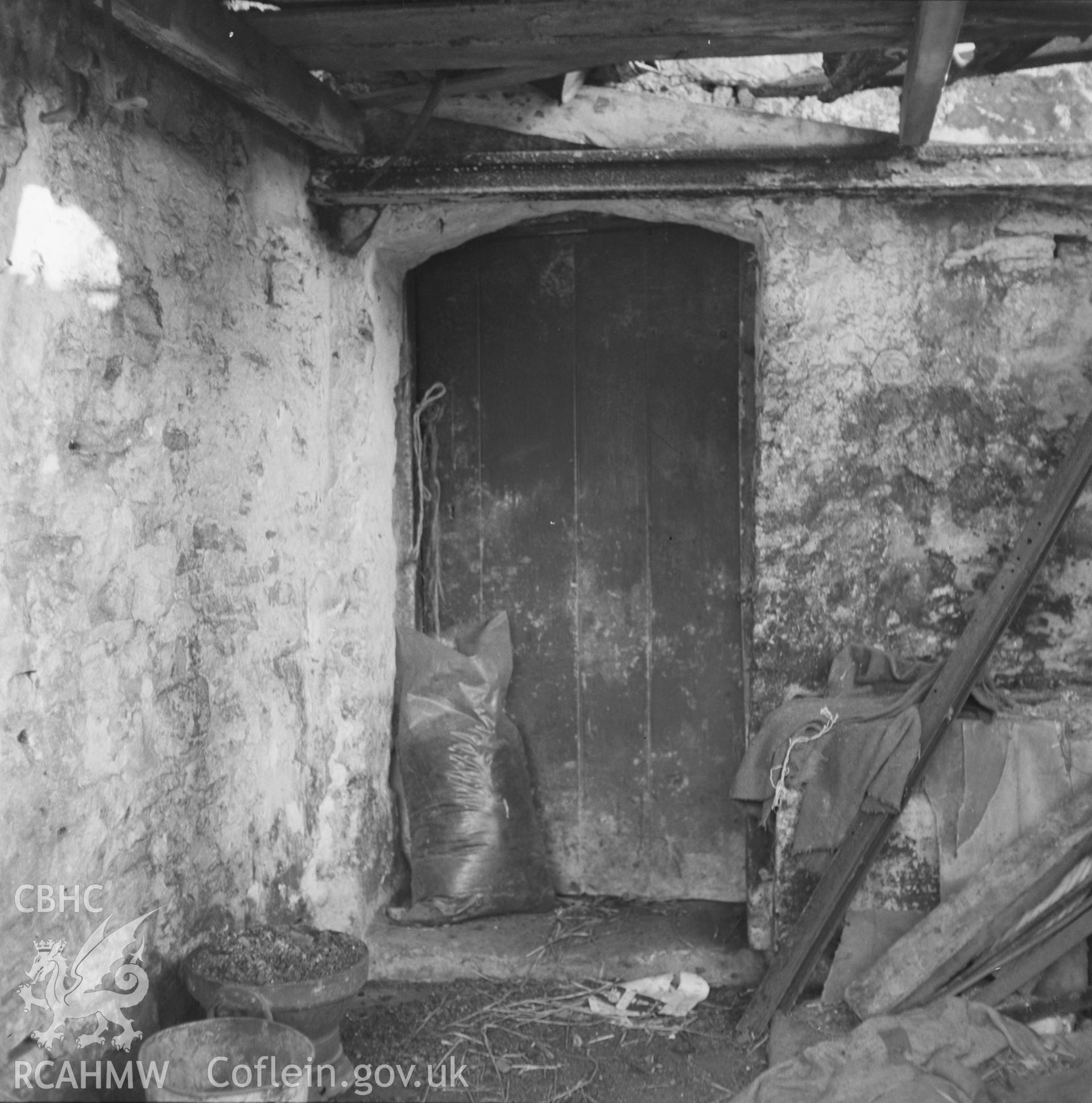 Digital copy of a black and white negative showing Tyle Coch, Bettws, taken 27th November 1965.