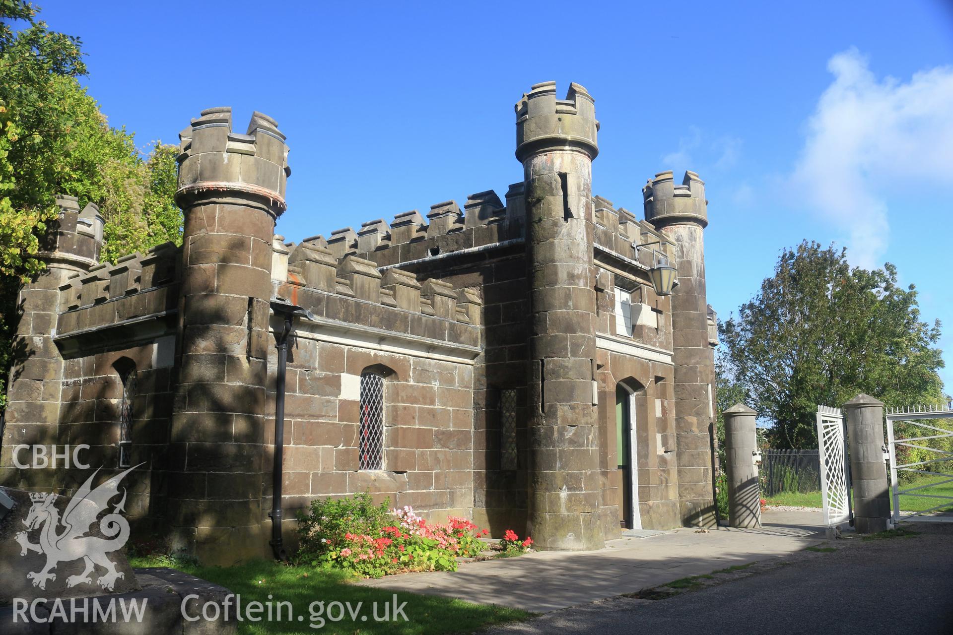 Investigator Photographs of Conwy Suspension Bridge. Gatekeeper's cottage.