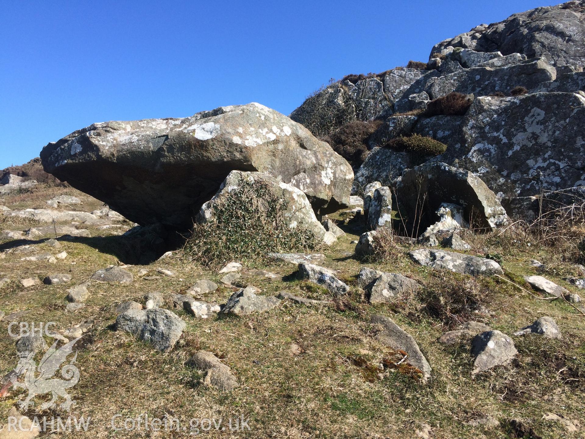 Colour photo showing view of Carn Llidi, taken by Paul R. Davis, 2018.