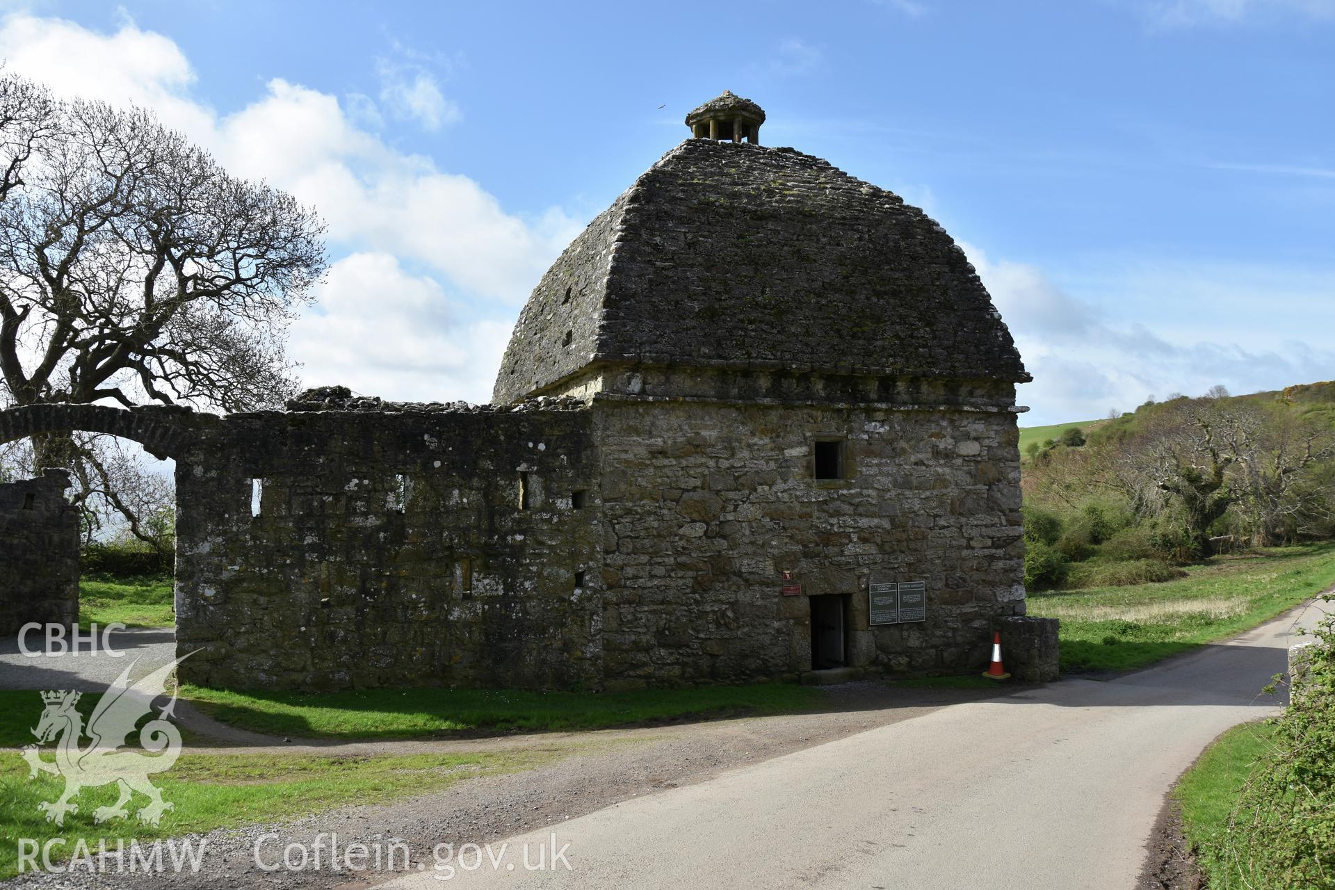 Investigator's photographic survey of Penmon Priory Dovecote for the CHERISH Project. ? Crown: CHERISH PROJECT 2019. Produced with EU funds through the Ireland Wales Co-operation Programme 2014-2020. All material made freely available through the Open Government Licence.