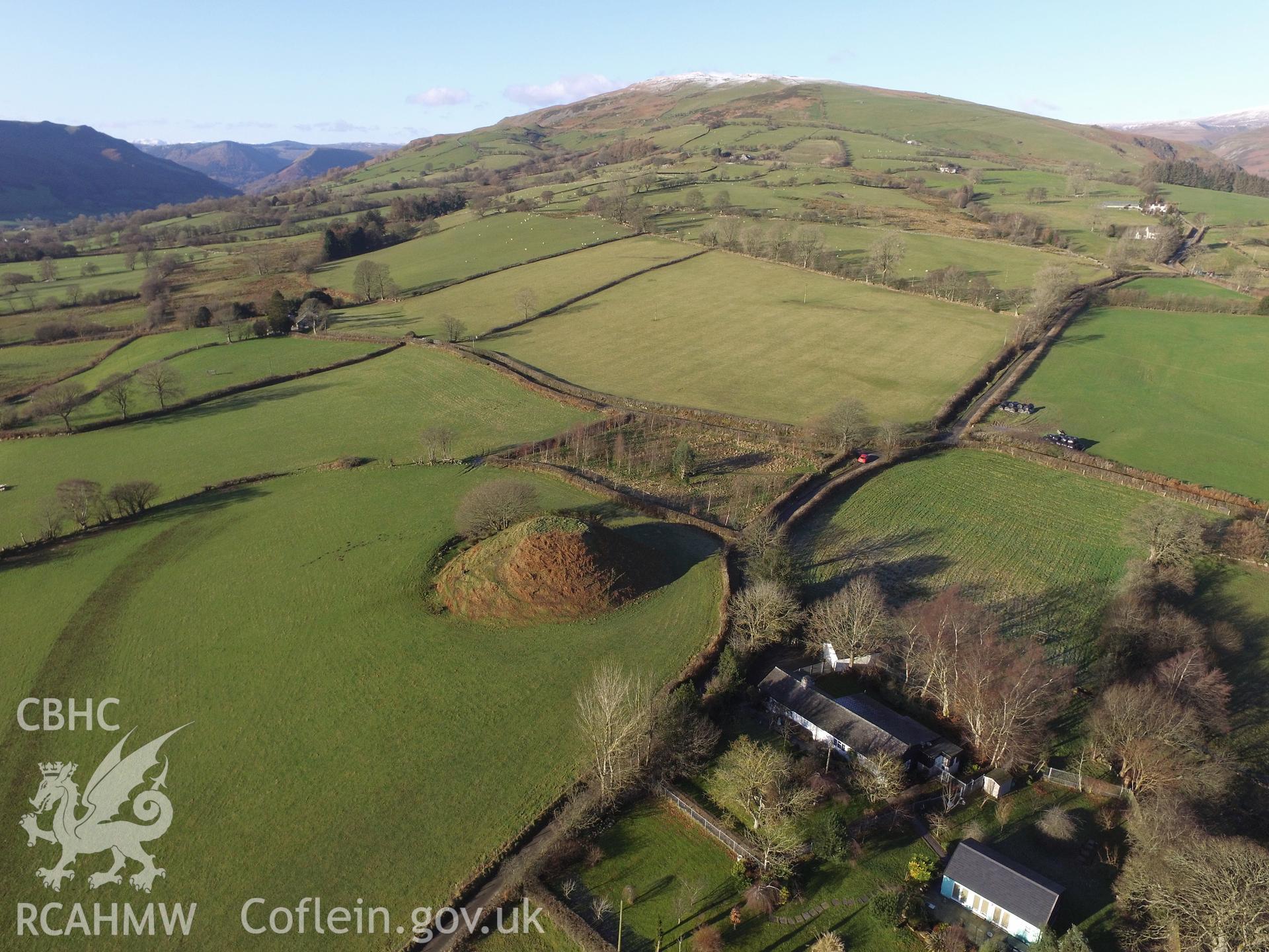 Photo showing Cefn Coch, taken by Paul R. Davis, January 2018.