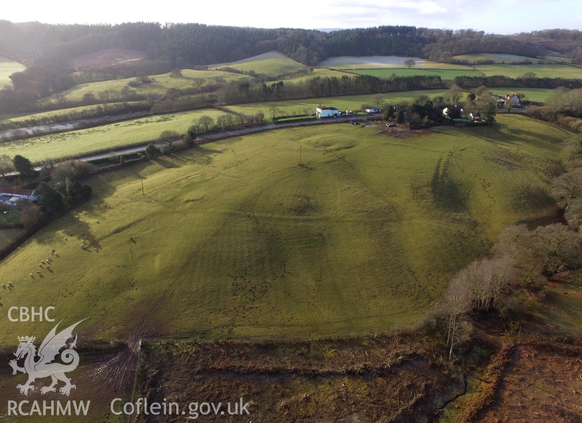 Colour photo showing view of Coed-y-Fedw, taken by Paul R. Davis, 6th March 2018.