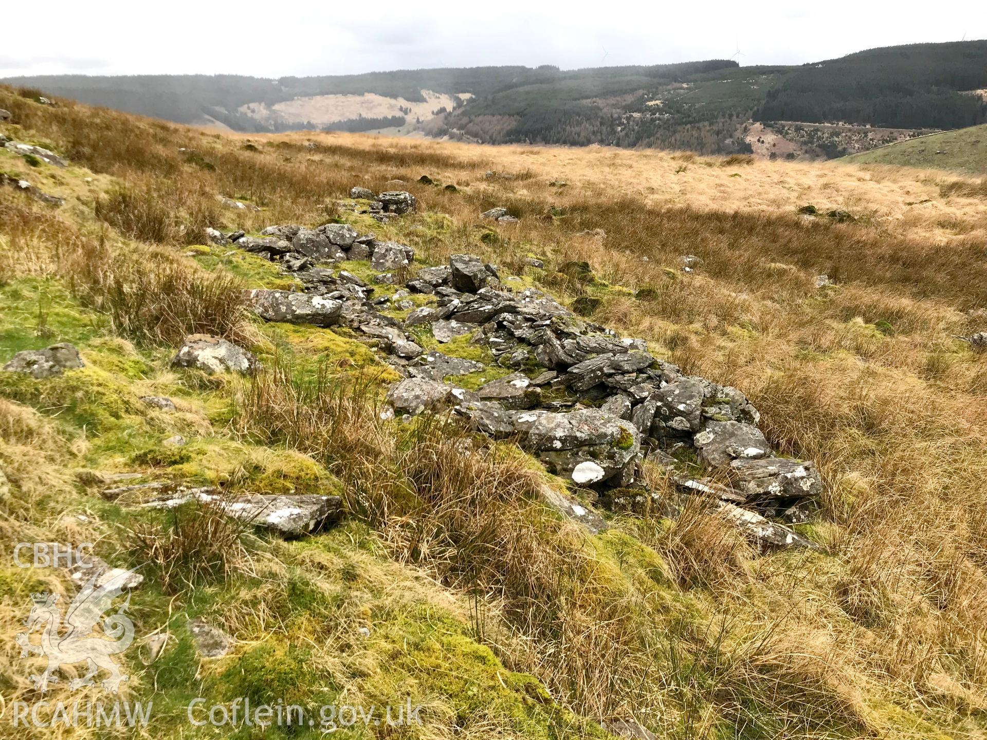 Colour photograph of a hafod east of Glyncorrwg, near Neath, taken by Paul R. Davis on 17th March 2019.