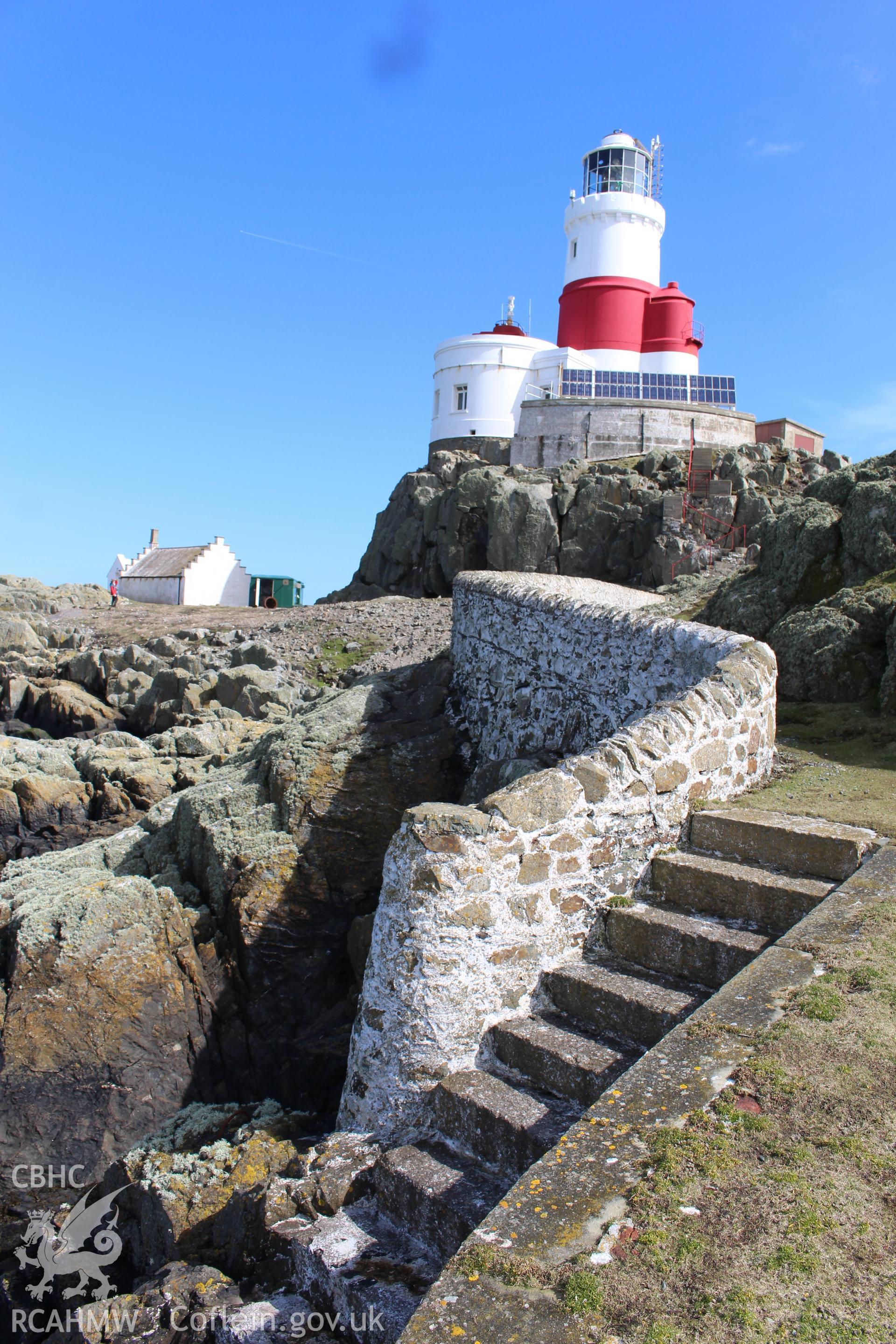 Skerries Jetty (south). Investigator's photographic survey for the CHERISH Project. ? Crown: CHERISH PROJECT 2018. Produced with EU funds through the Ireland Wales Co-operation Programme 2014-2020. All material made freely available through the Open Government Licence.