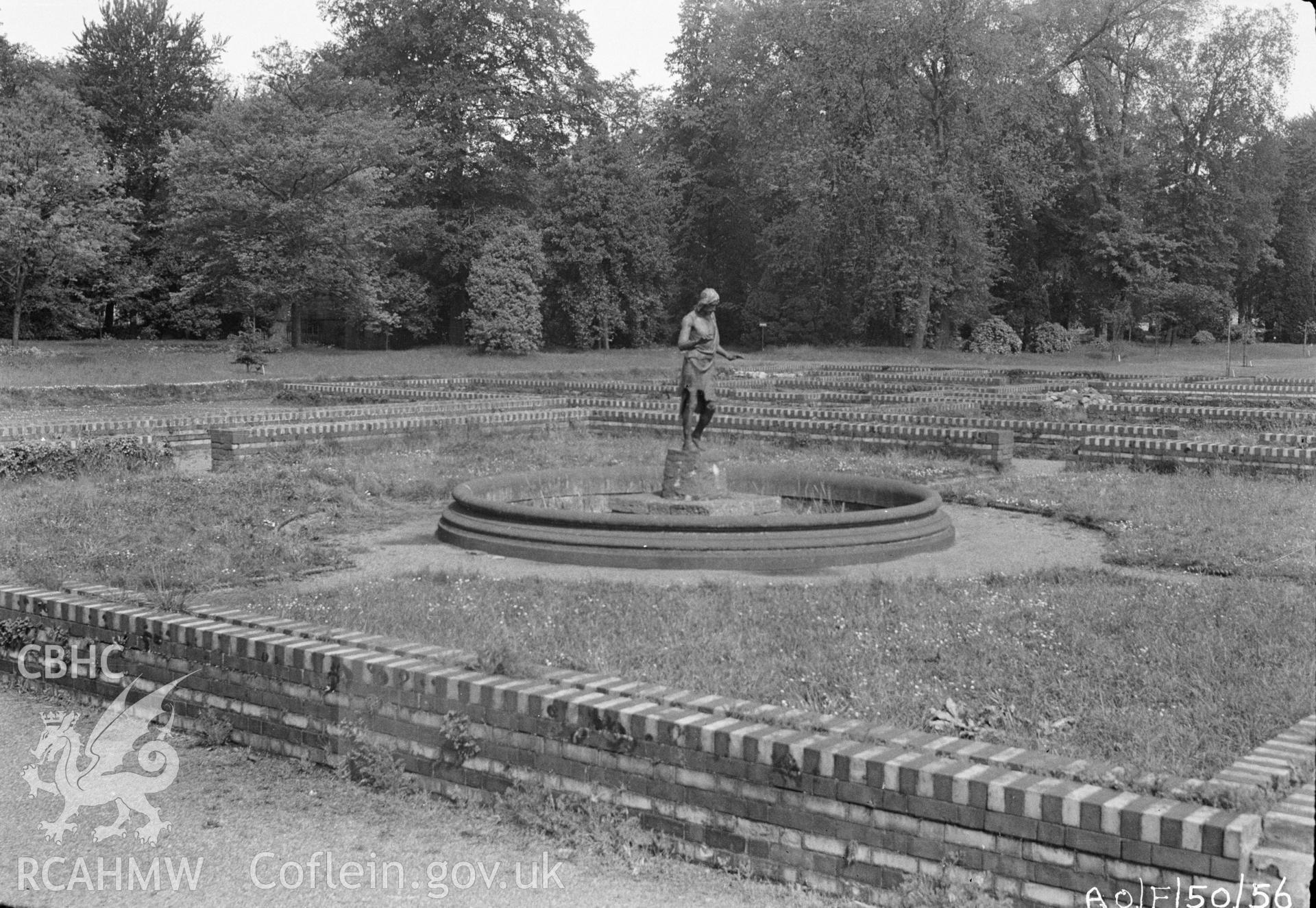 Digital copy of a nitrate negative showing an unidentified site taken by Ordnance Survey.