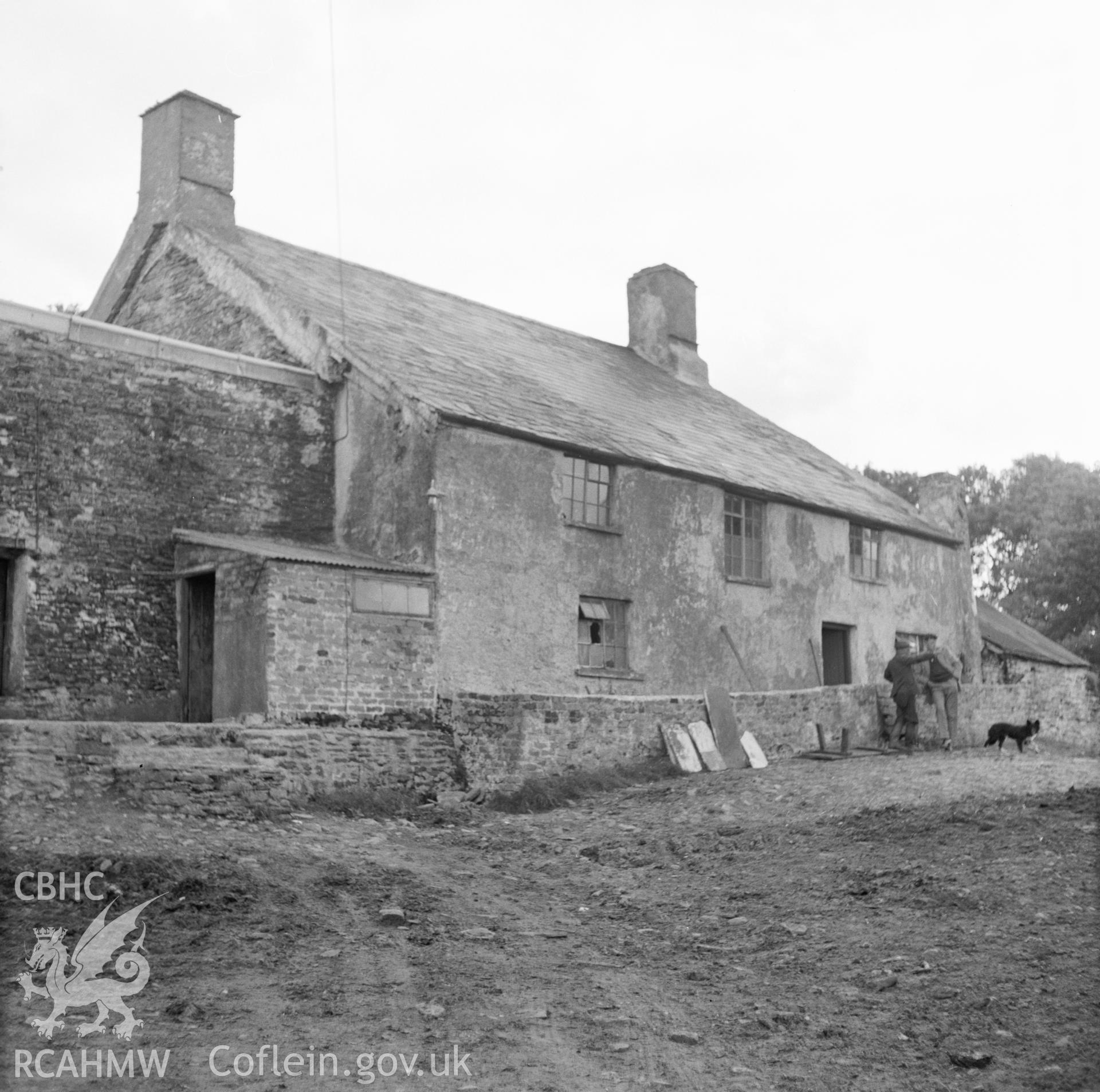 Digital copy of a black and white negative showing Ty Newydd, Llantrisant, taken 23rd November 1965.