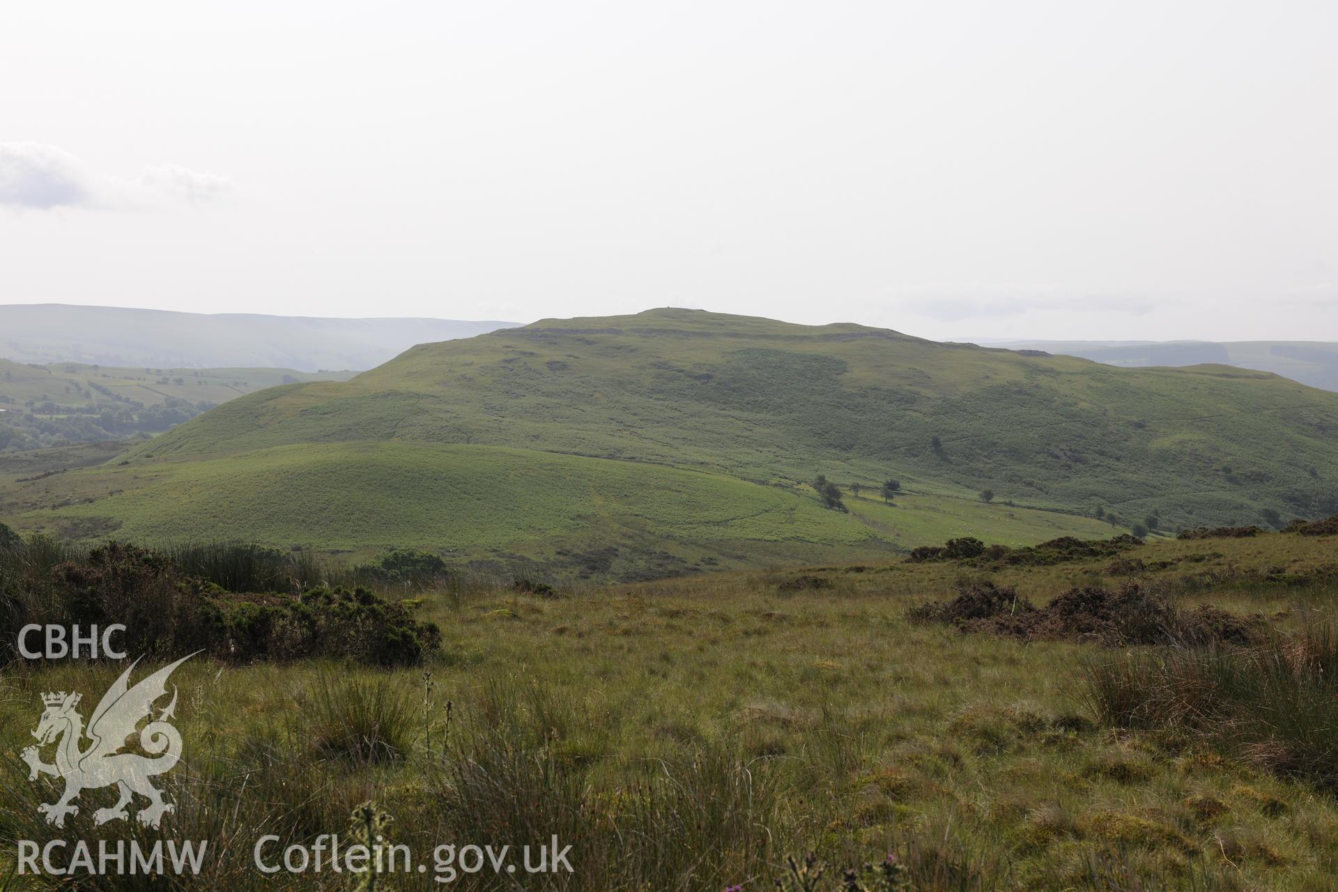 Photographic survey of Castle Bank hillfort, showing details of ramparts and earthworks, conducted on 5th July 2013.