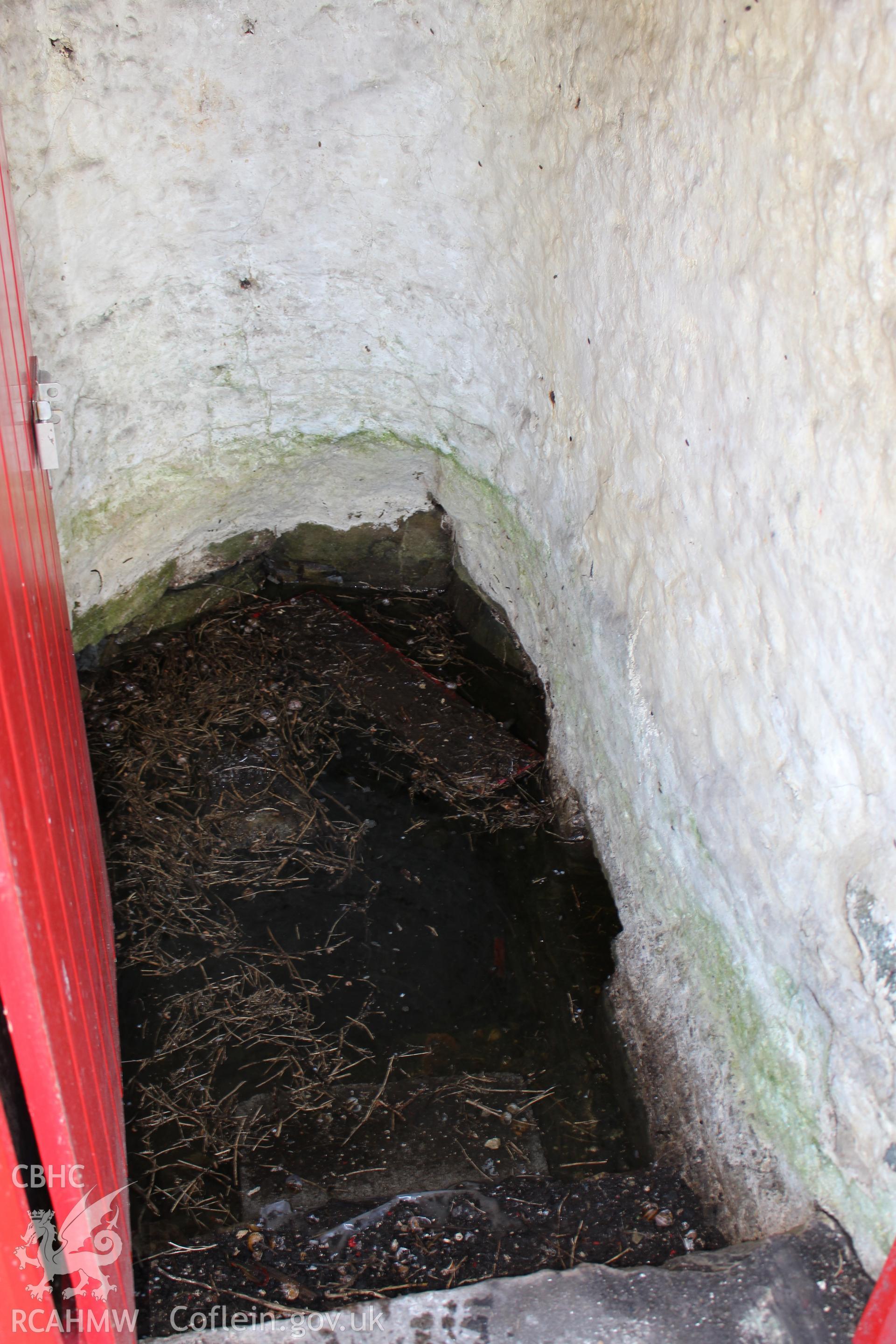 Skerries, stone well-head building or well house. Investigator's photographic survey for the CHERISH Project. ? Crown: CHERISH PROJECT 2018. Produced with EU funds through the Ireland Wales Co-operation Programme 2014-2020. All material made freely available through the Open Government Licence.