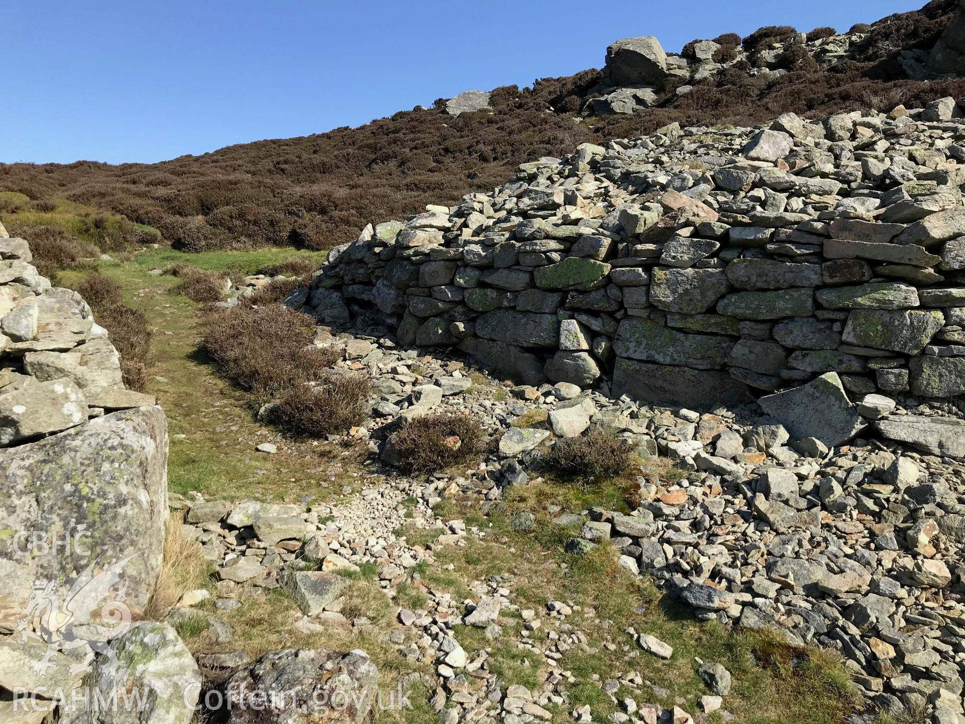 Colour photo showing view of Conwy Mountain taken by Paul R. Davis, 2018.