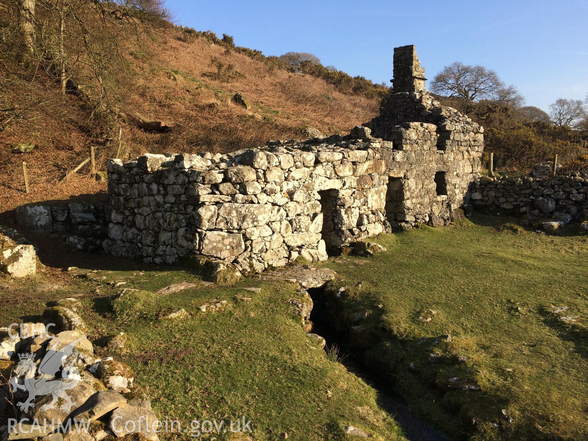 Photo showing view of Ffynnon Gybi, taken by Paul R. Davis, February 2018.