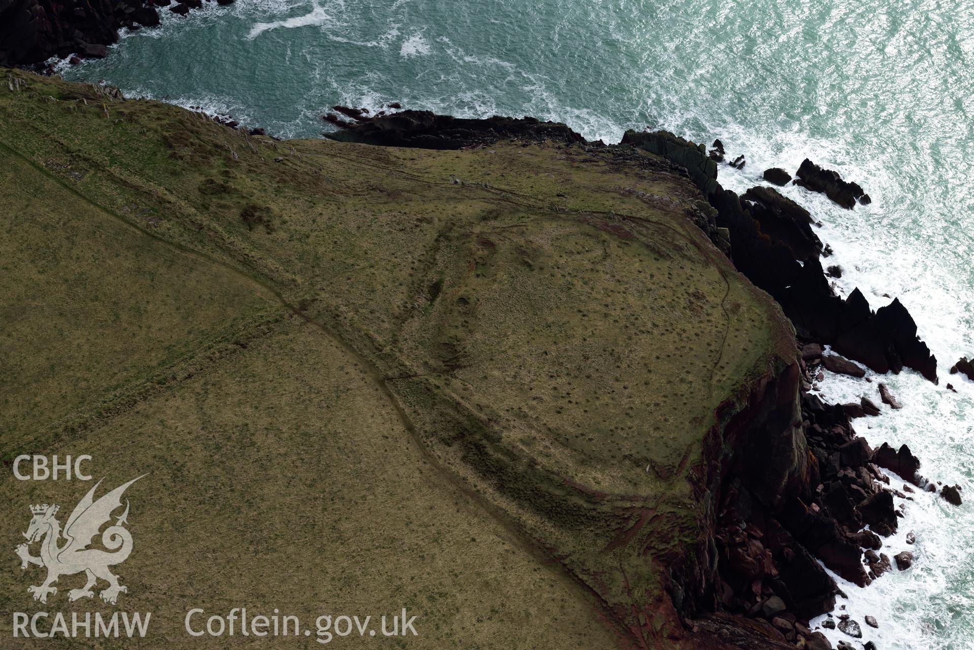 West Pickard Camp. Baseline aerial reconnaissance survey for the CHERISH Project. ? Crown: CHERISH PROJECT 2018. Produced with EU funds through the Ireland Wales Co-operation Programme 2014-2020. All material made freely available through the Open Government Licence.