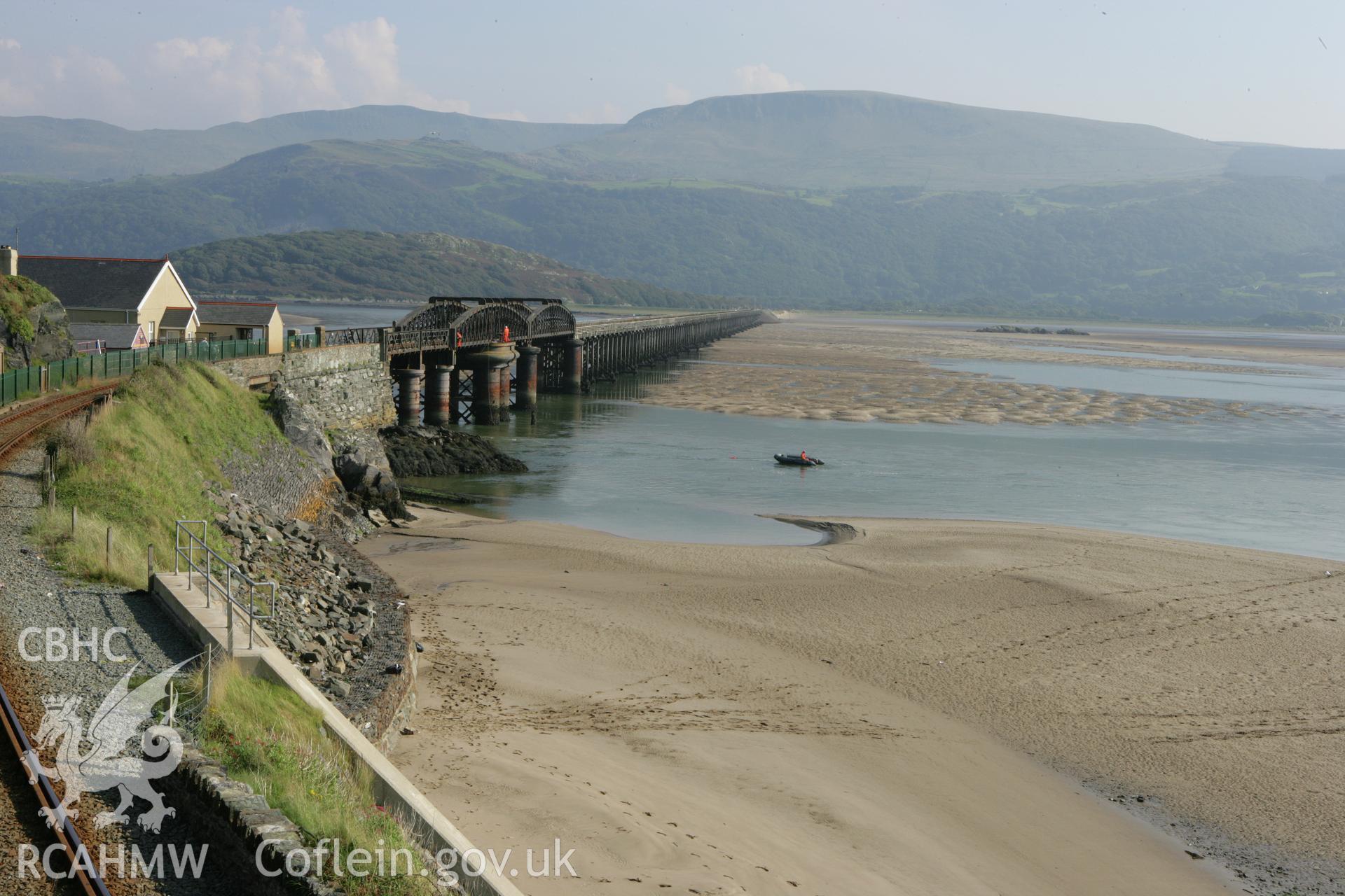 Photographic survey north-west end of Barmouth Railway Viaduct conducted on 19th September 2008.